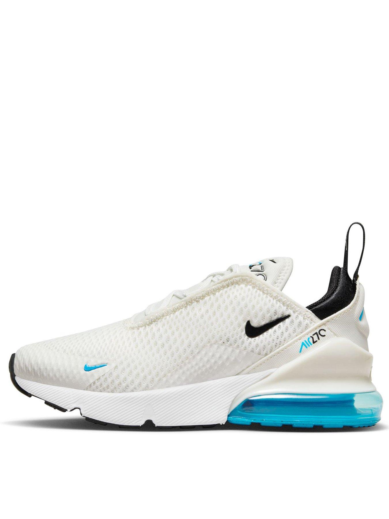 Air max 270 trainer white hotsell / black / photo blue