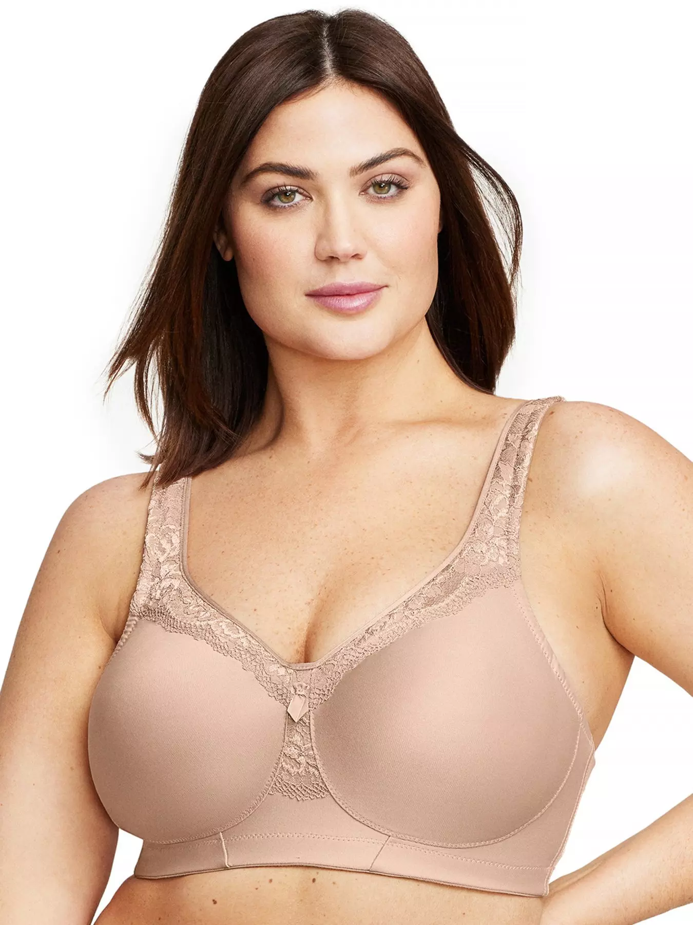 LEADING LADY Nude Molded Soft Cup Bra, US 36G, UK 36F, NWOT