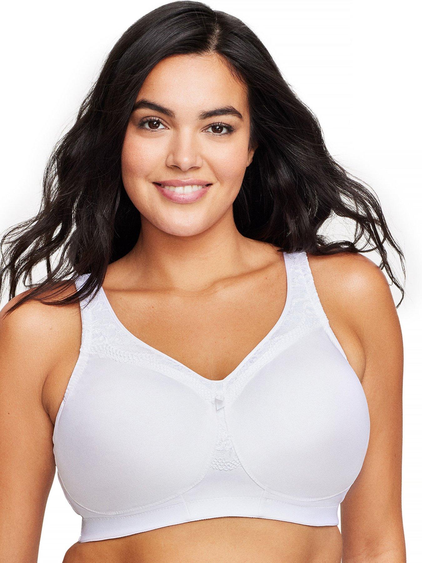 Image 1 of 5 of Glamorise Glamorise Magiclift Seamless Everyday Bra - White