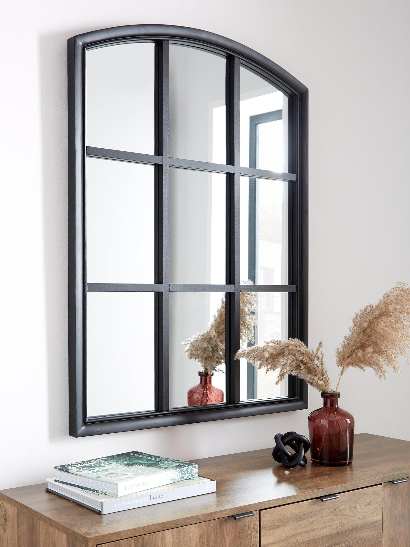 very-home-wooden-window-pane-mirror-102x76cm