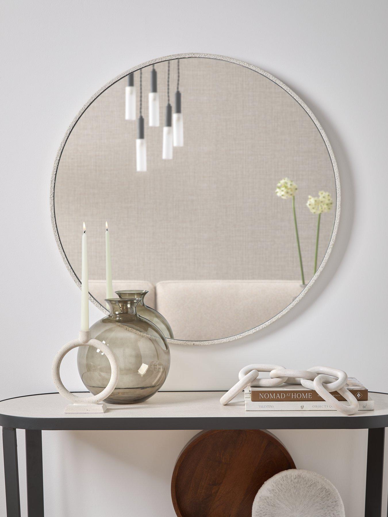 undefined Concrete Mirror 80cm