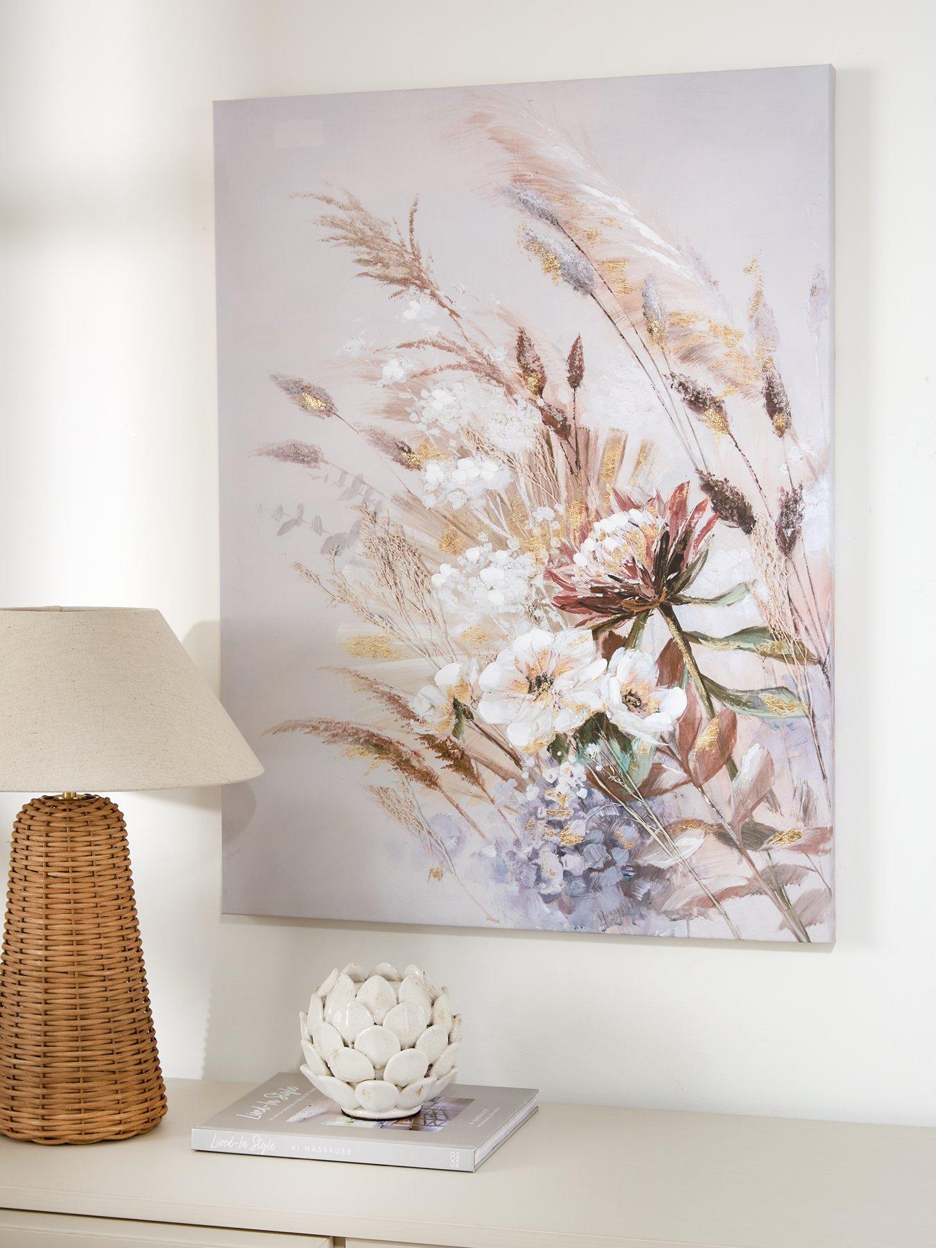 The Very Collection Canvas Meadow Bouquet 60x80cm