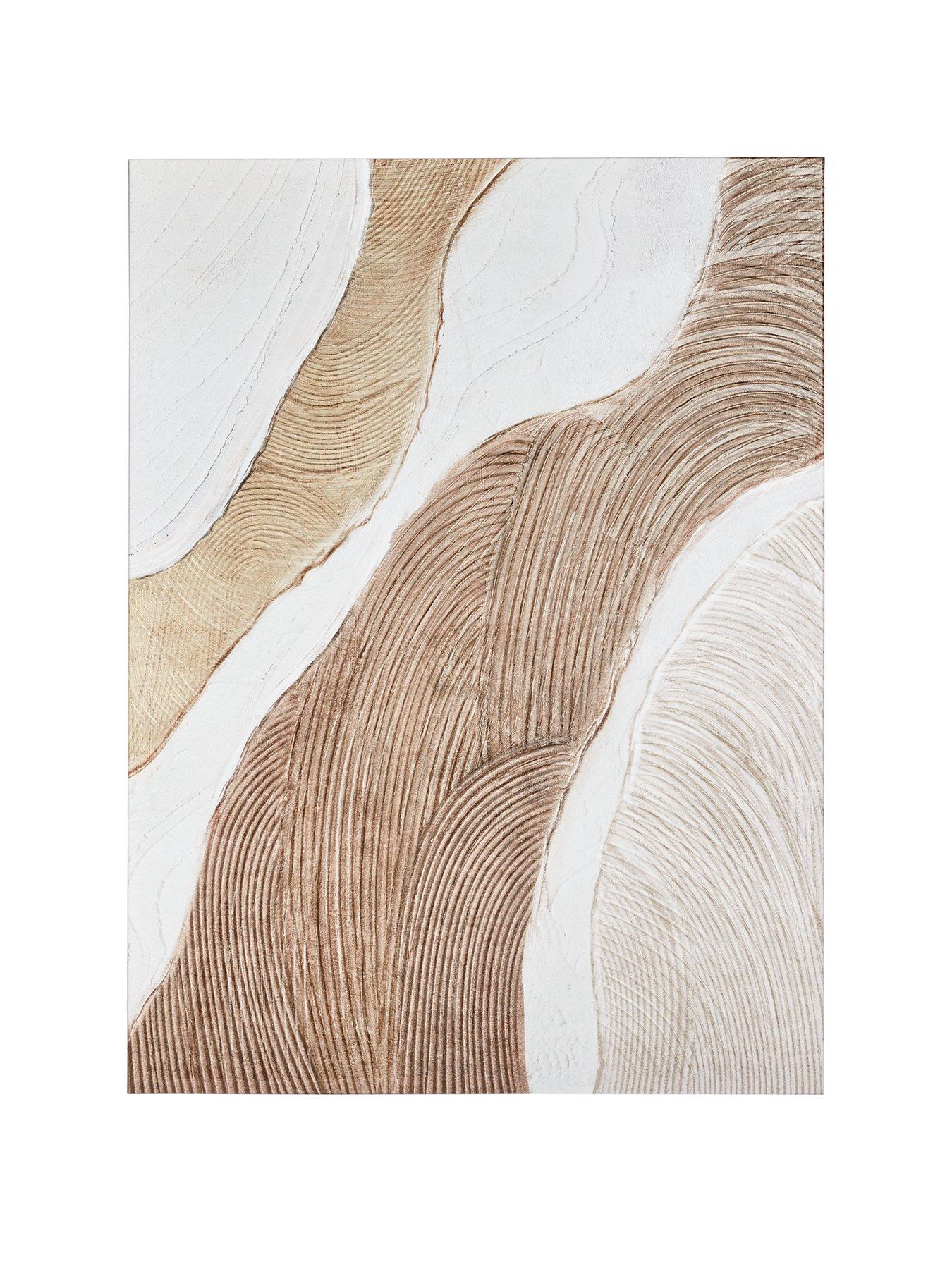 Image 2 of 6 of The Very Collection Printed Canvas with Raked Gel 60x80cm