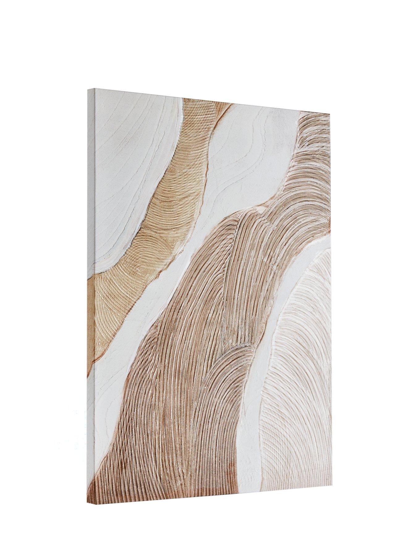 Image 3 of 6 of The Very Collection Printed Canvas with Raked Gel 60x80cm