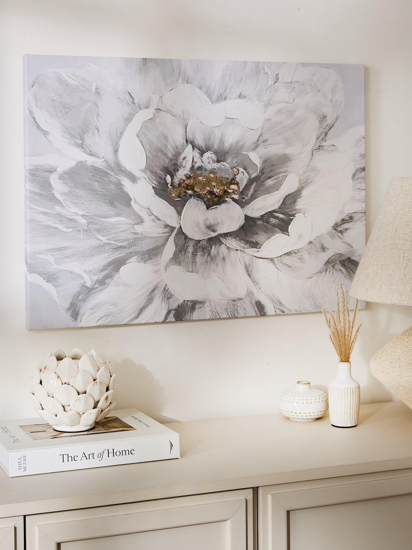 the-very-collection-printed-canvas-large-white-flower-50x70cm