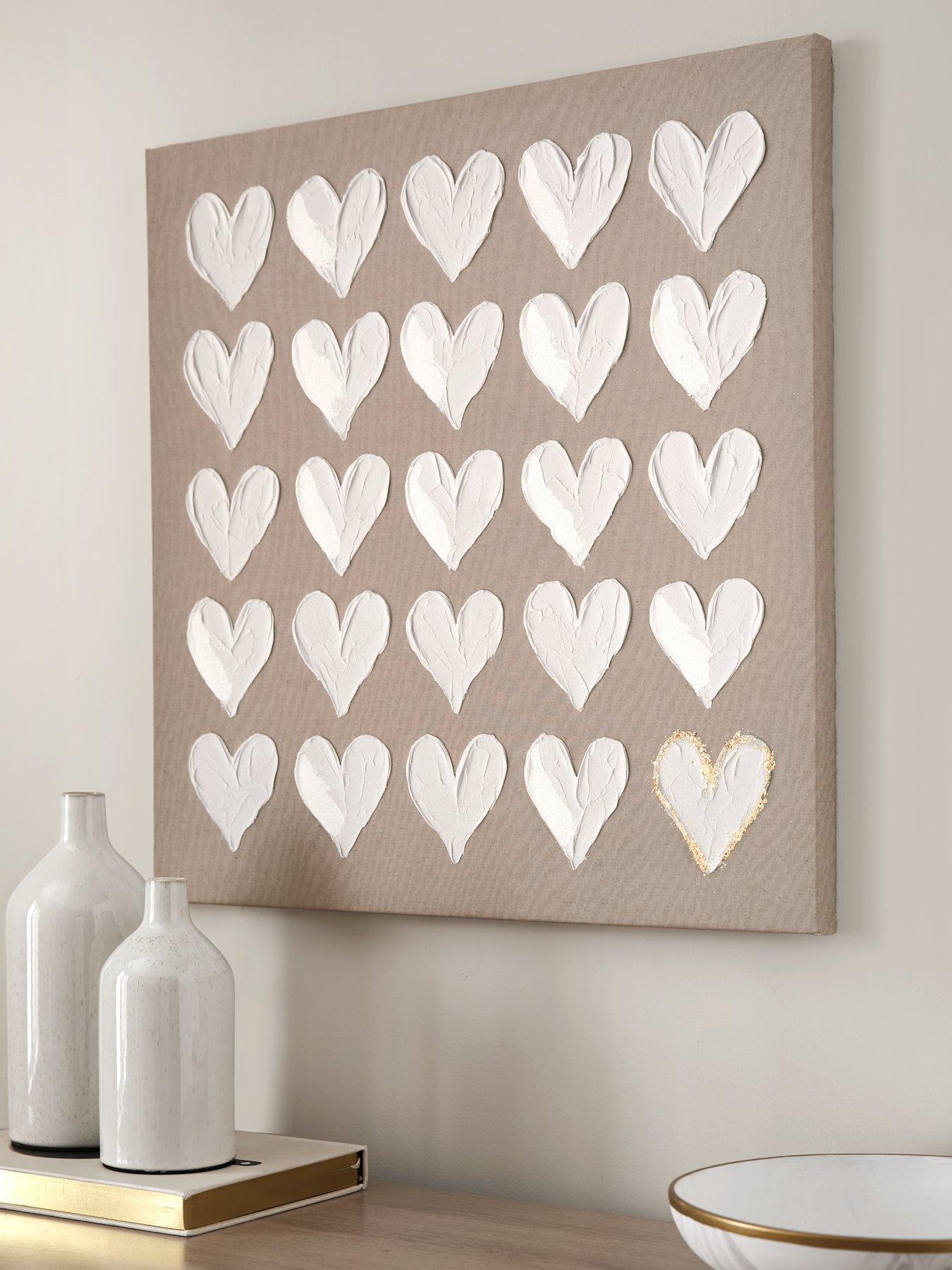 very-home-printed-canvas-white-hearts-60x60cm