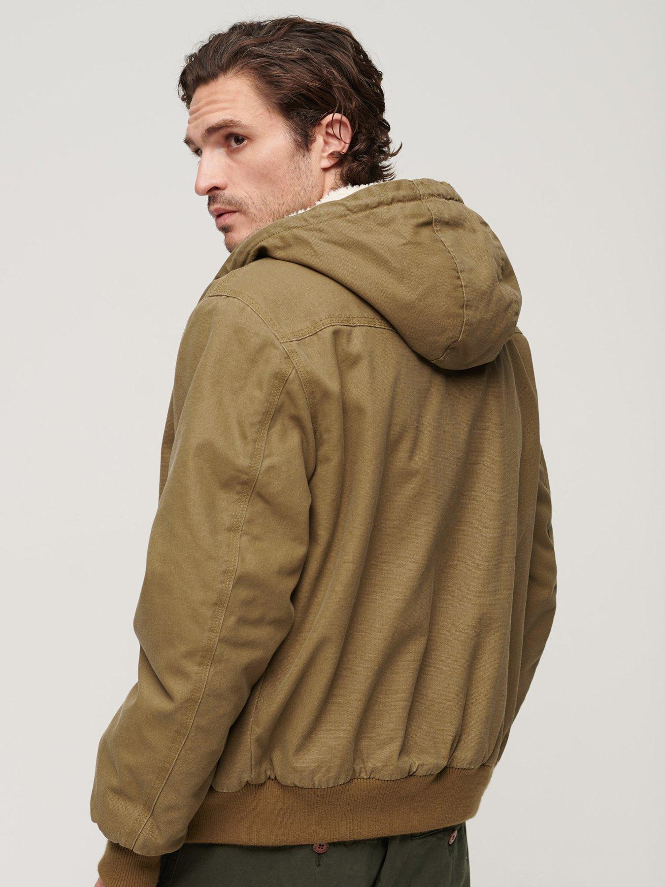 Mens sherpa 2025 bomber jacket