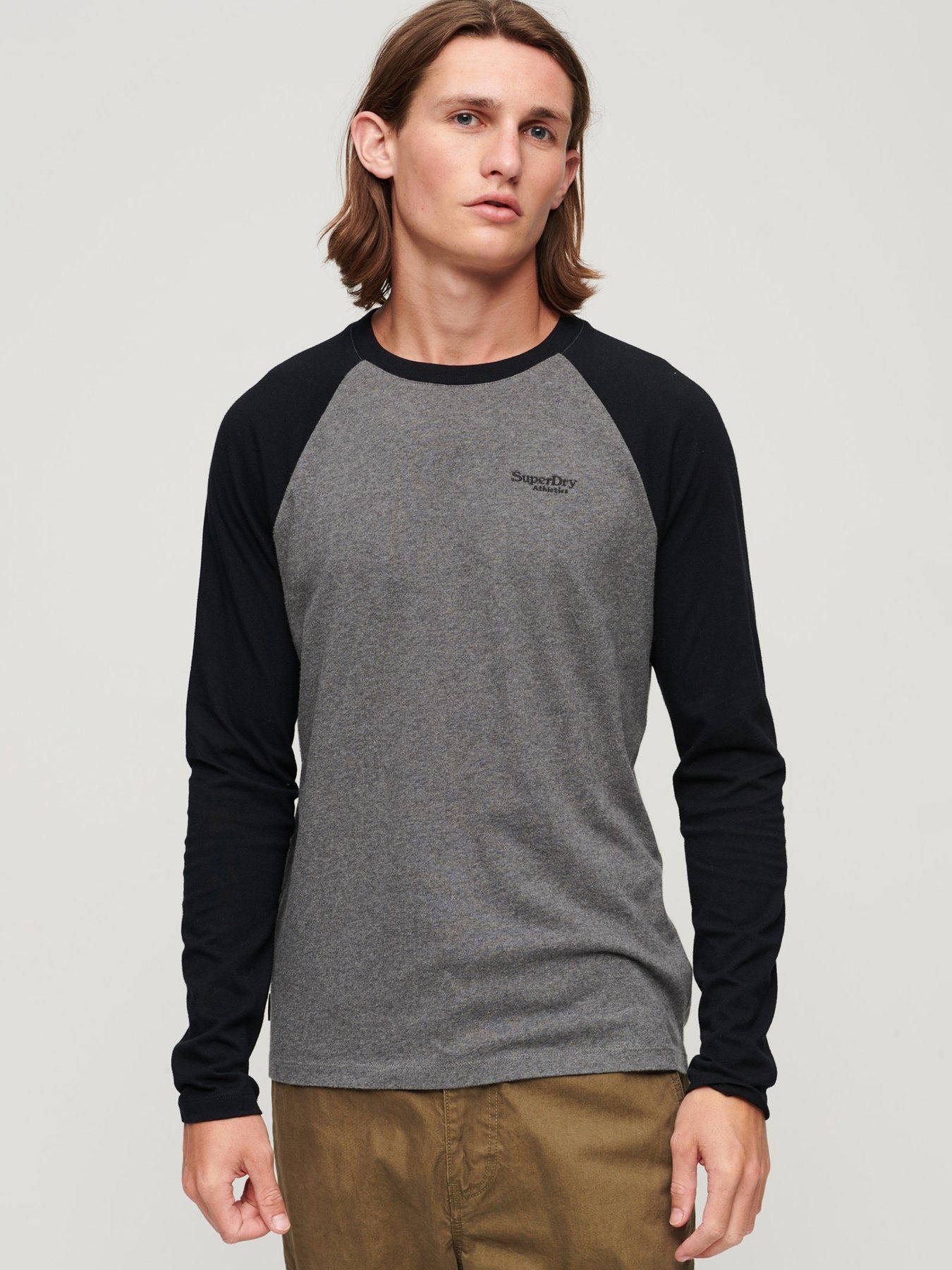 Superdry grey t shirt new arrivals
