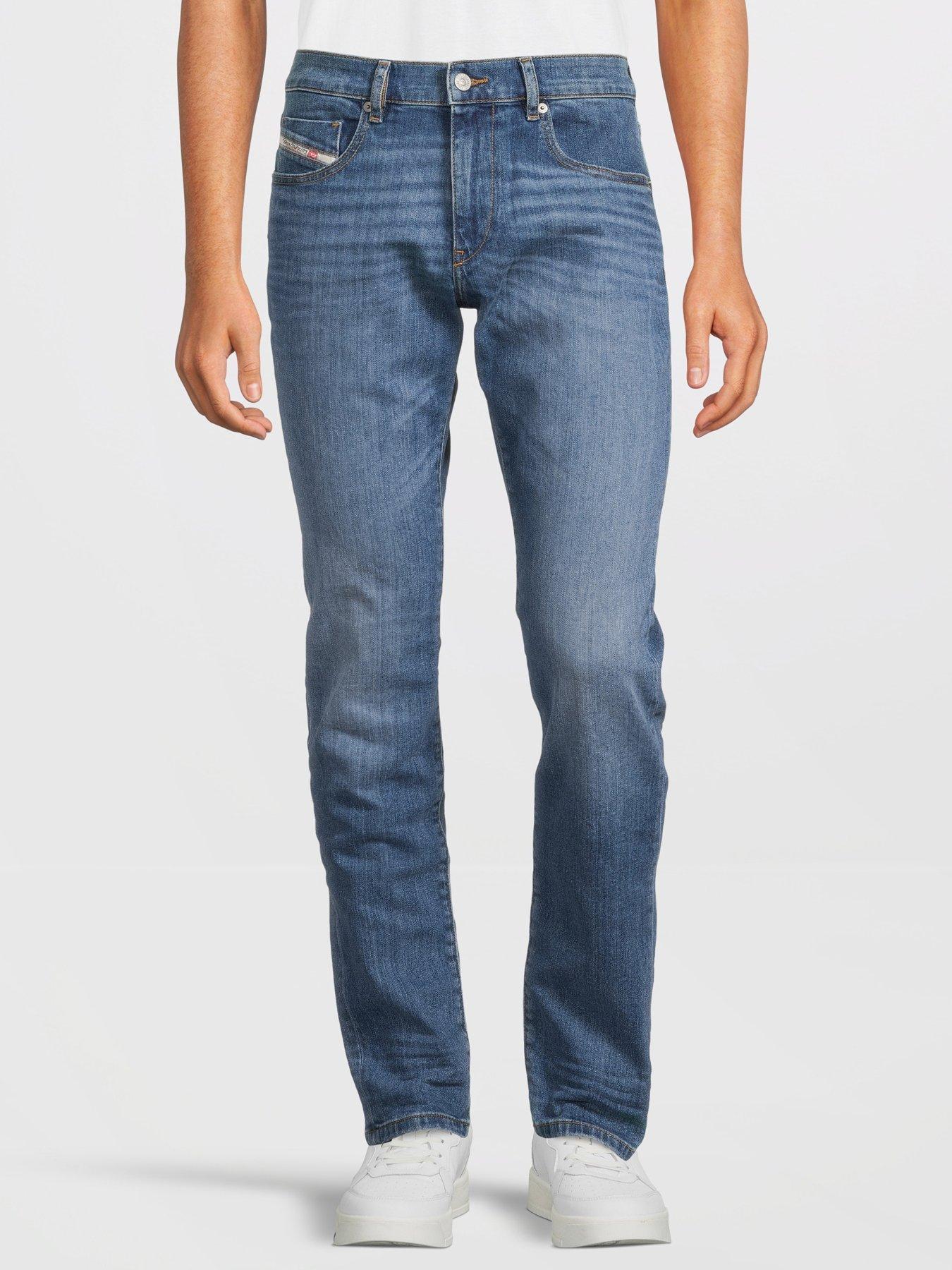 Image 1 of 5 of Diesel 2019 D-Strukt Slim Fit Jeans - Mid Wash