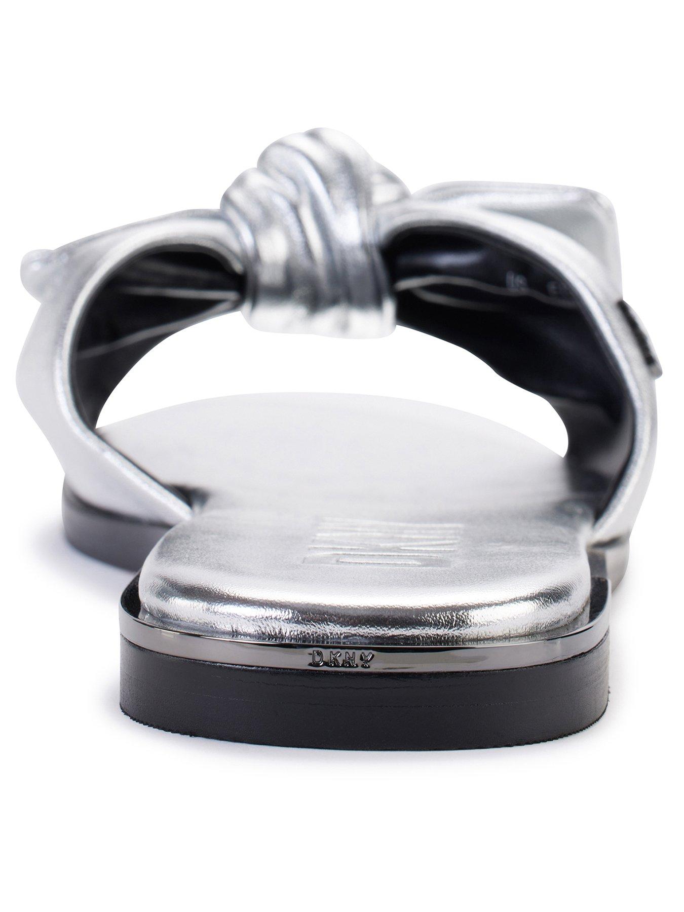 Walta Flat Sandal Sil Silver