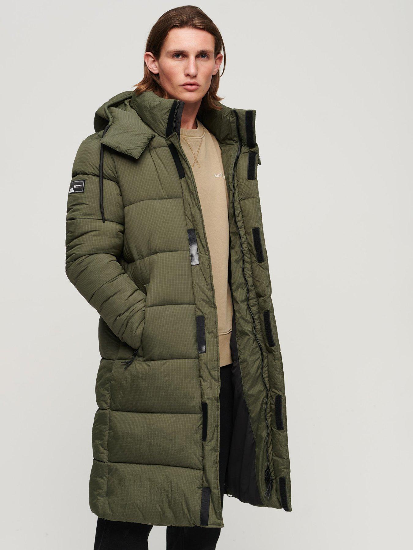 Buy Superdry Microfibre Expedition Longline Parka Coat from Next Ireland