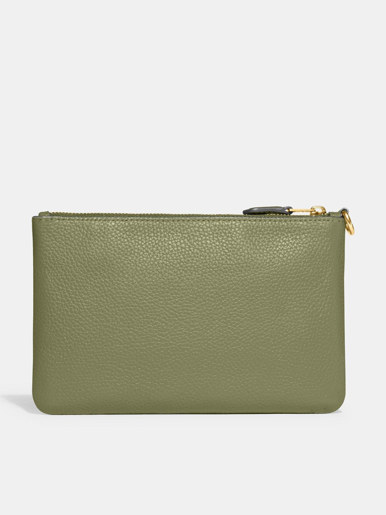 Coach polished pebble small wristlet sale