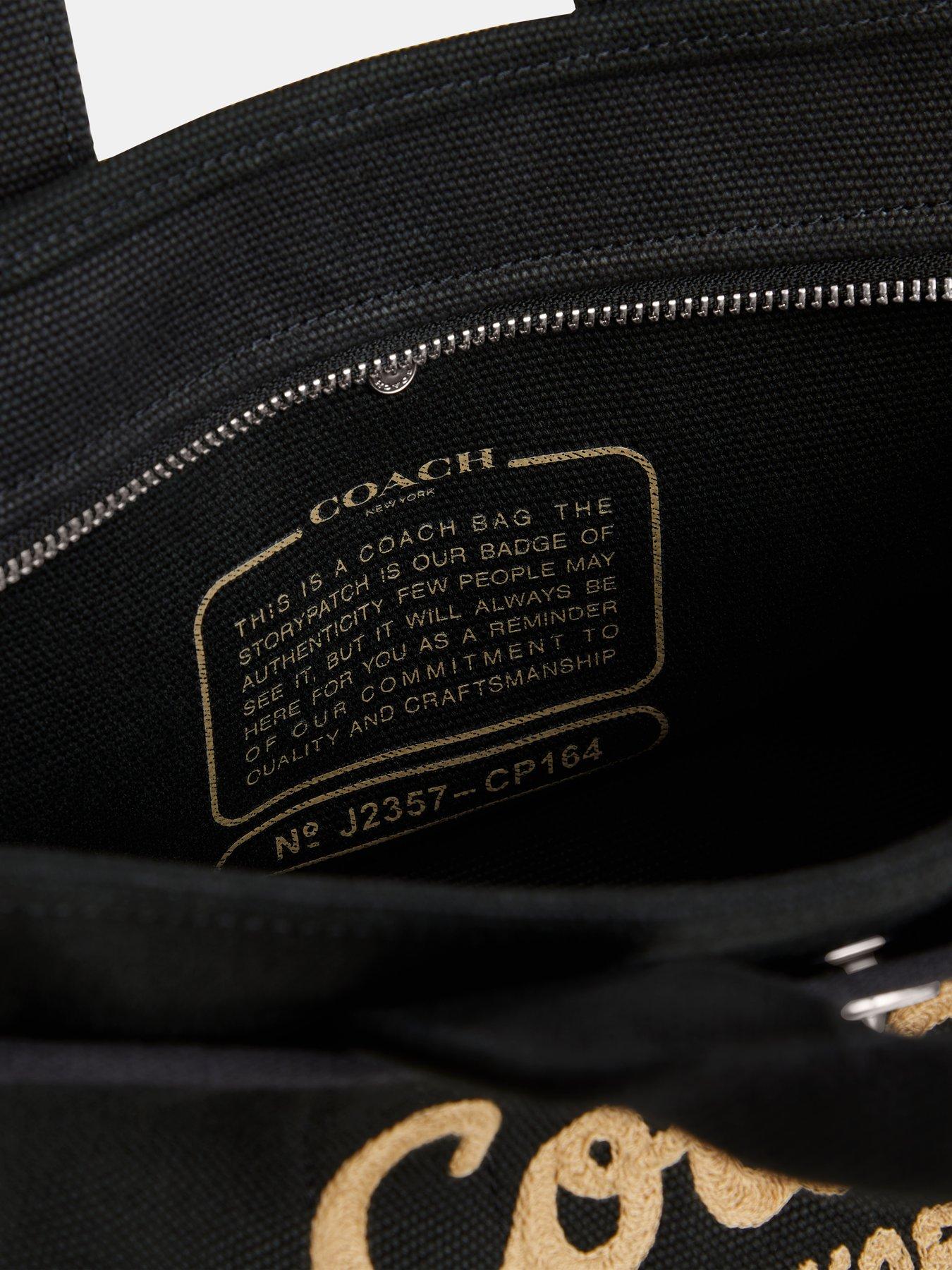 Image 4 of 5 of COACH Cargo Small Tote Bag - Black