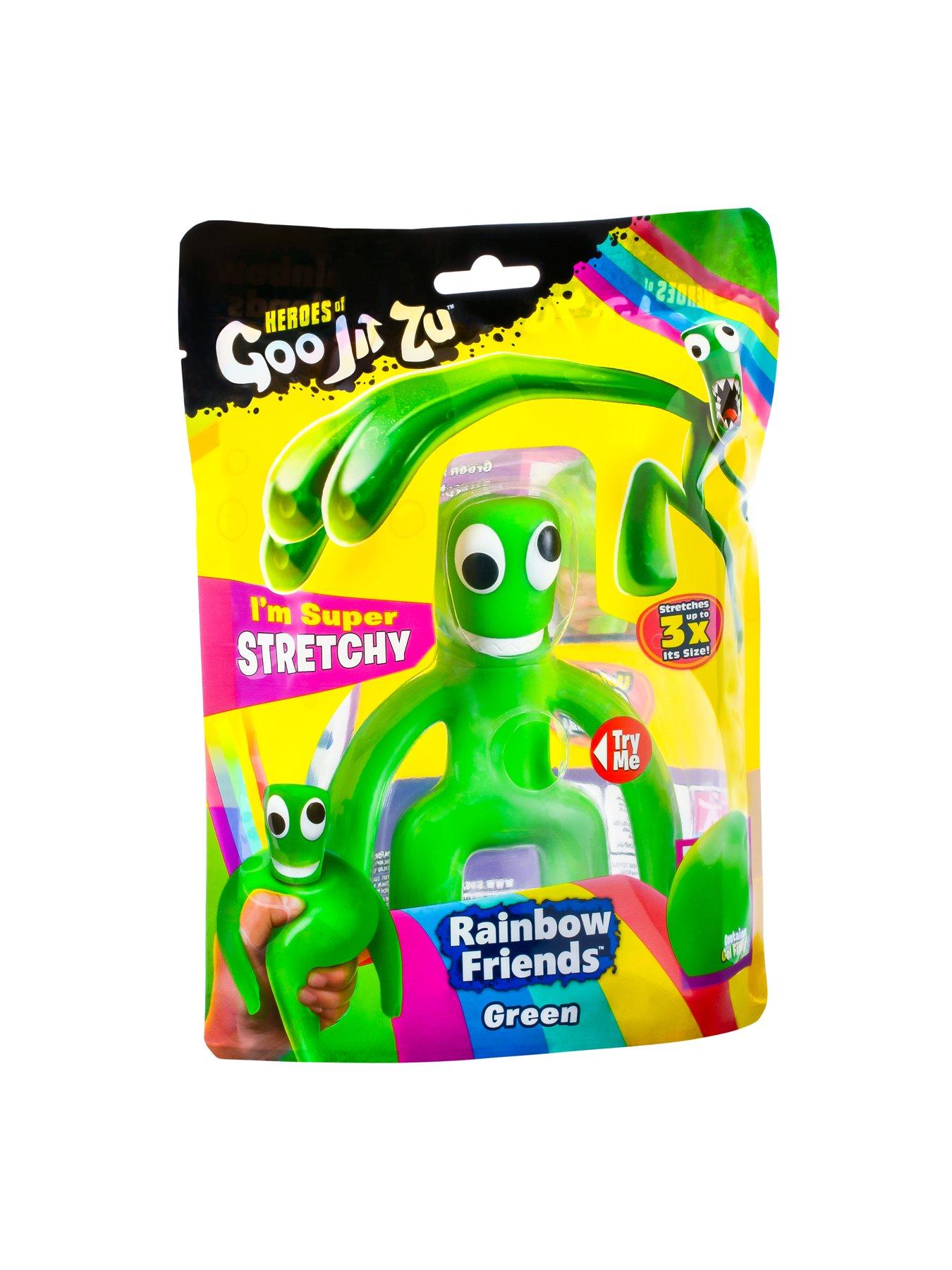 Moose Toys figurine d'action Goo Jit Zu Rainbow Friends Green jouet