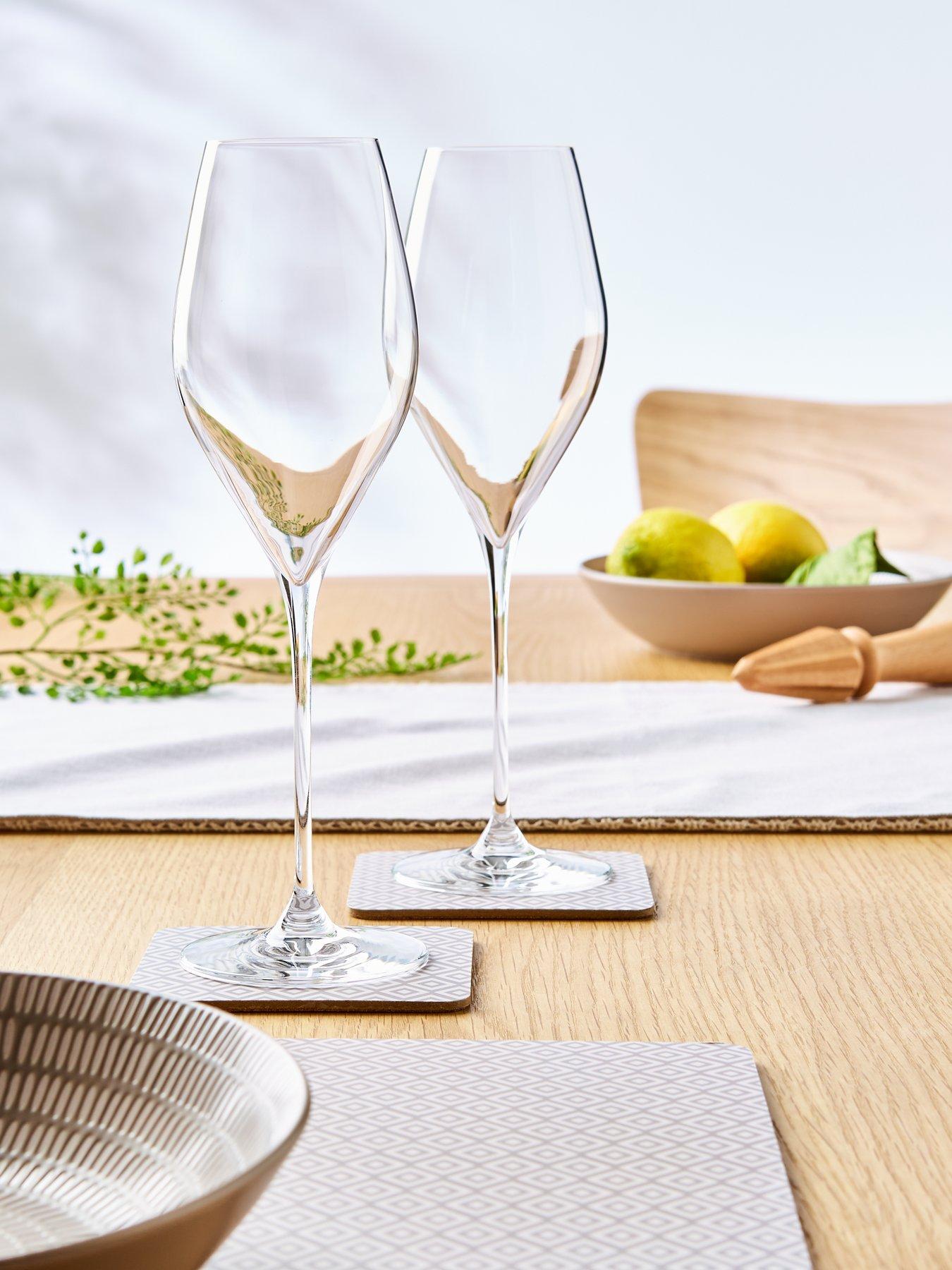 Image 1 of 3 of Very Home Crystal Evry Set of 4 Prosecco Glasses