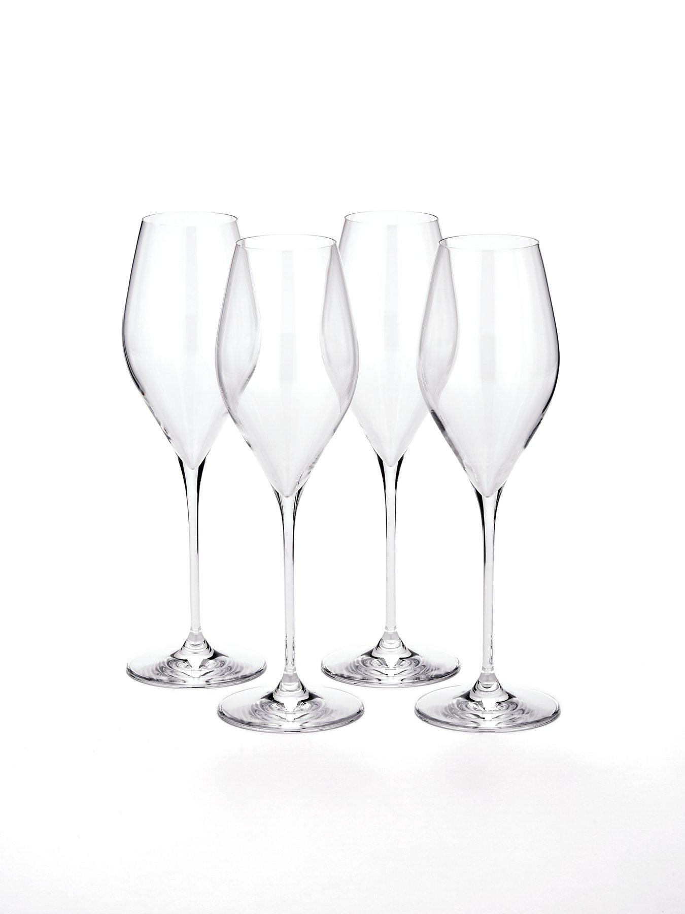 Image 3 of 3 of Very Home Crystal Evry Set of 4 Prosecco Glasses