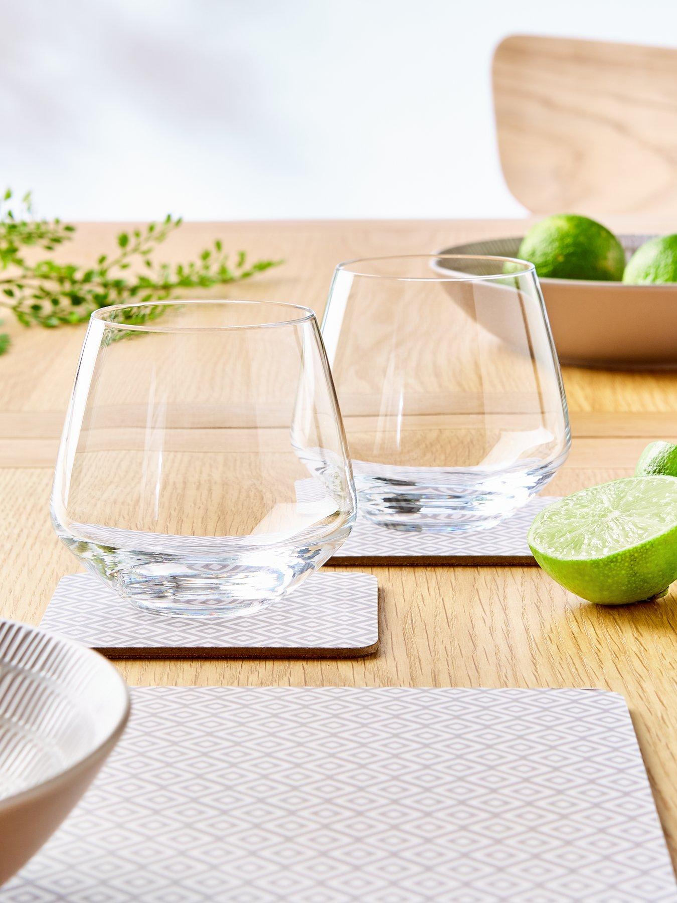Image 1 of 3 of Very Home Crystal Evry Set of 4 Tumbler Glasses