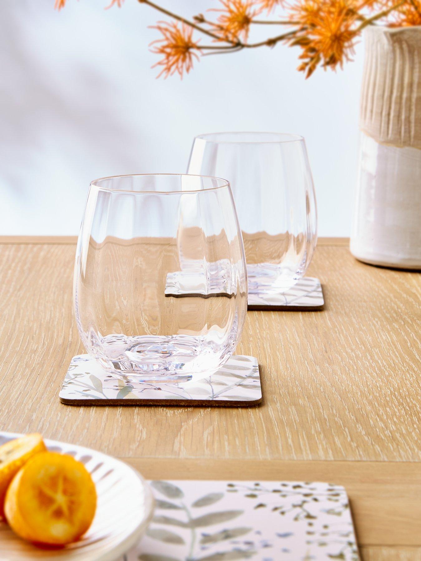 undefined Flore Set of 4 Tumbler Glasses