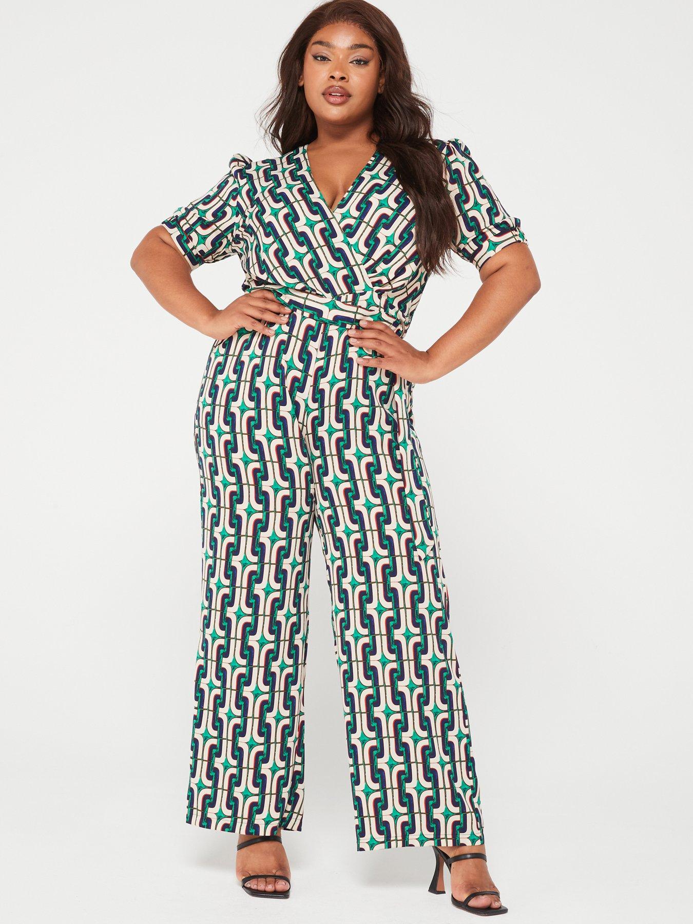 ax-paris-curve-printed-jumpsuit-multi