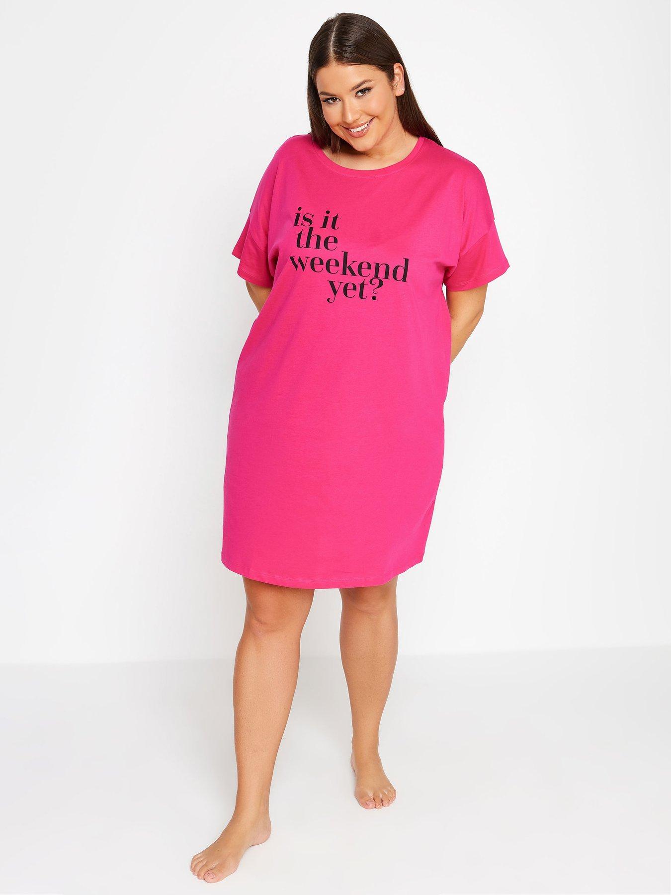 yours-is-it-the-weekend-yet-sleeptee-pinkback