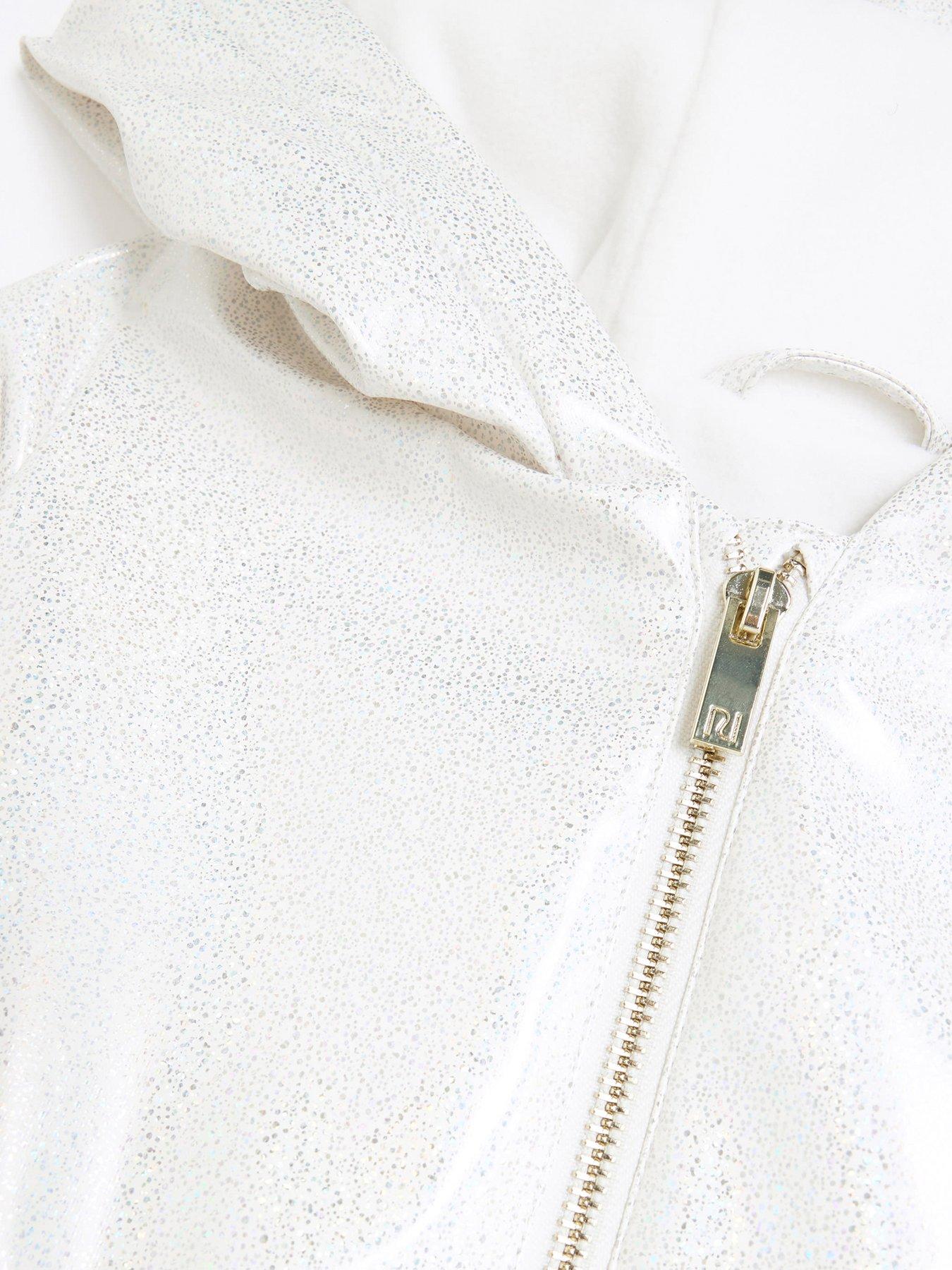 river-island-girls-glitter-hooded-rain-coat-whiteoutfit