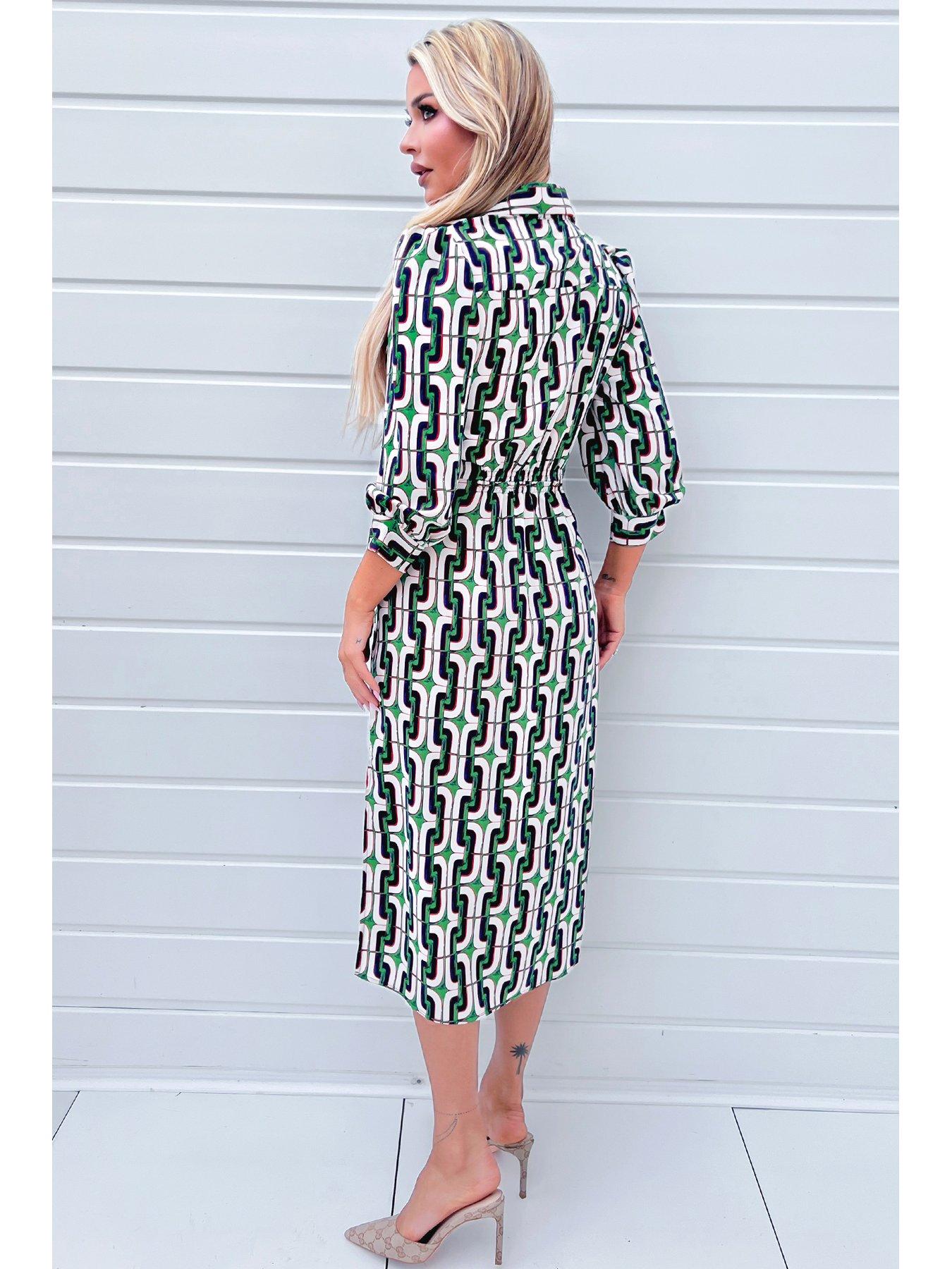 ax-paris-geometric-print-midi-dress-multistillFront