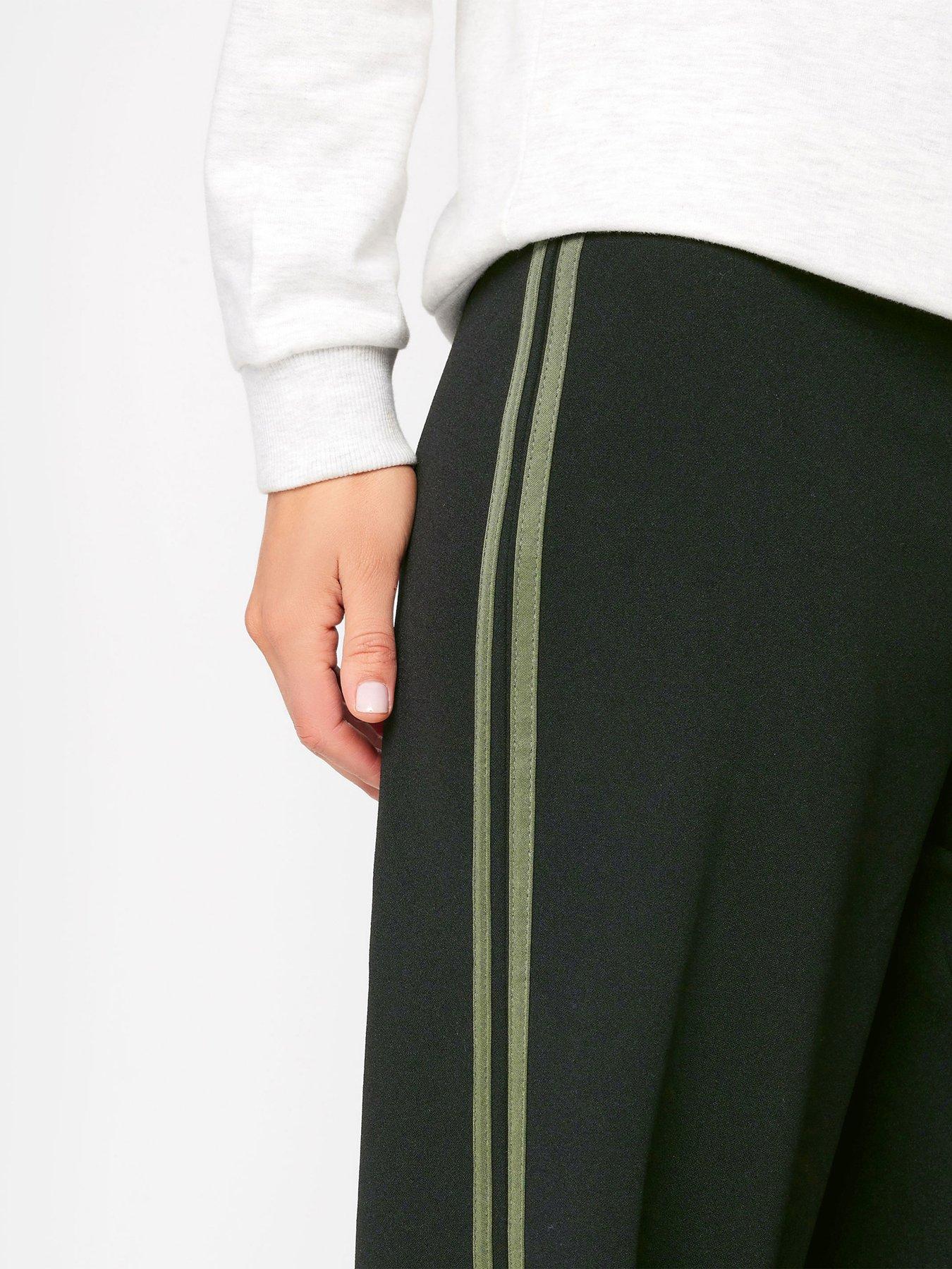 long-tall-sally-khaki-side-stripe-trousers-blackoutfit