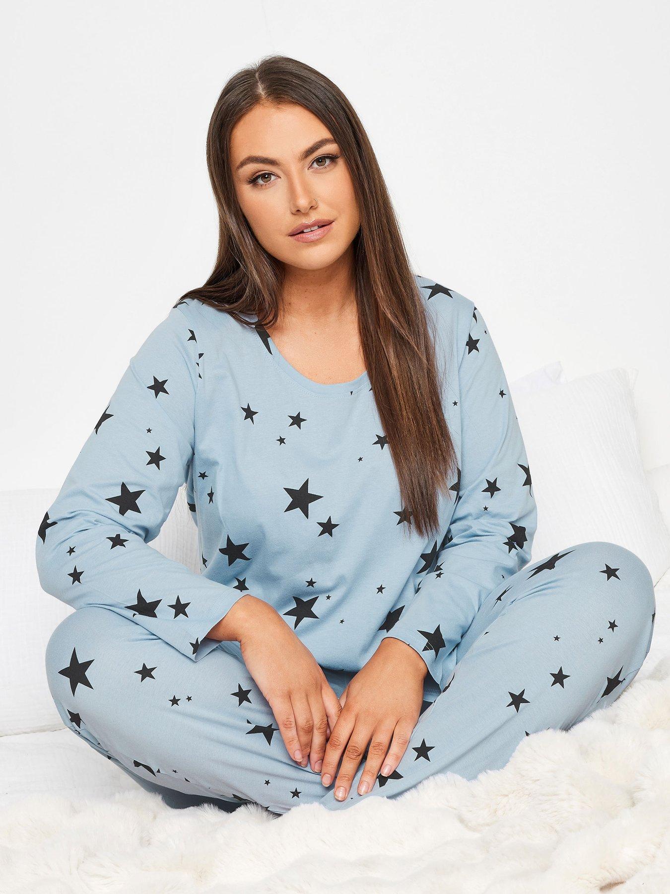 yours-starry-night-ls-tapered-pj-set-blue