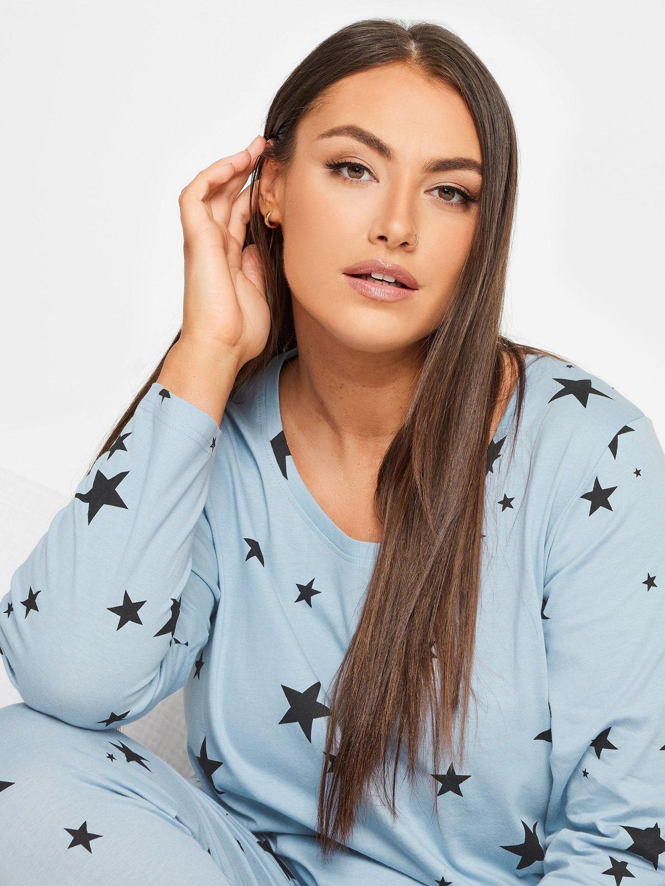 yours-starry-night-ls-tapered-pj-set-blueoutfit