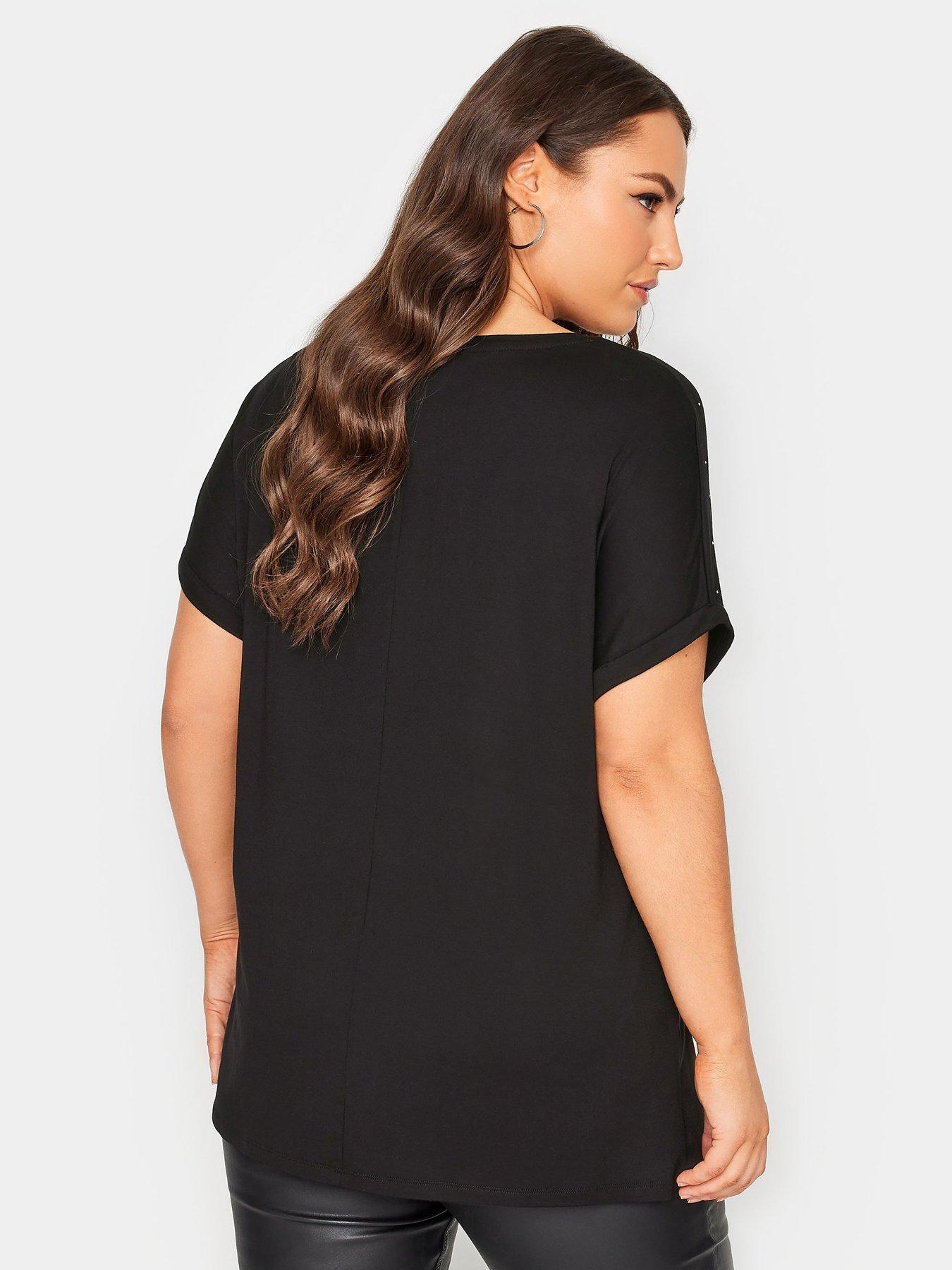 yours-yours-hot-fix-grown-on-tee-black-silverstillFront