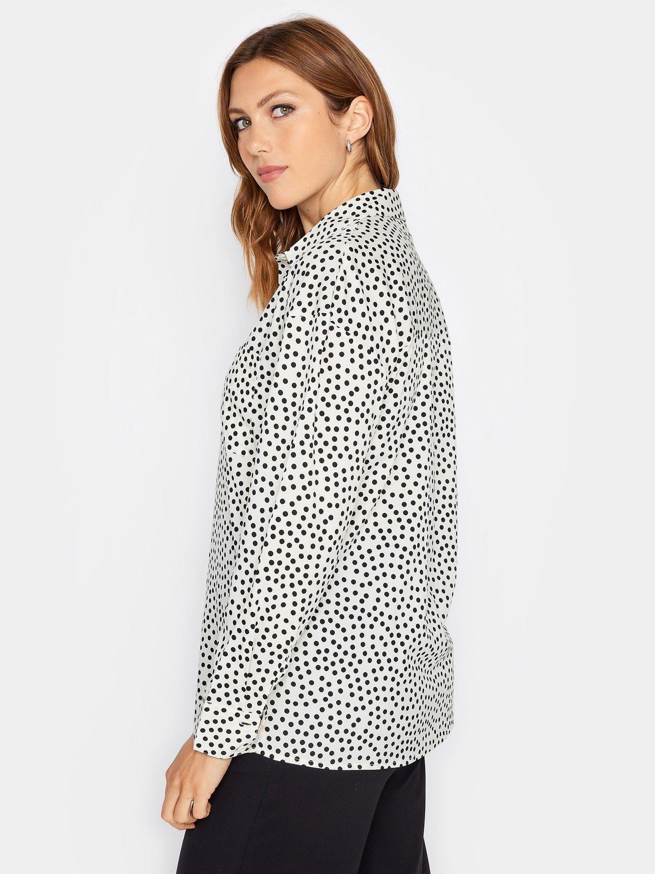 long-tall-sally-spot-print-longline-shirtstillFront