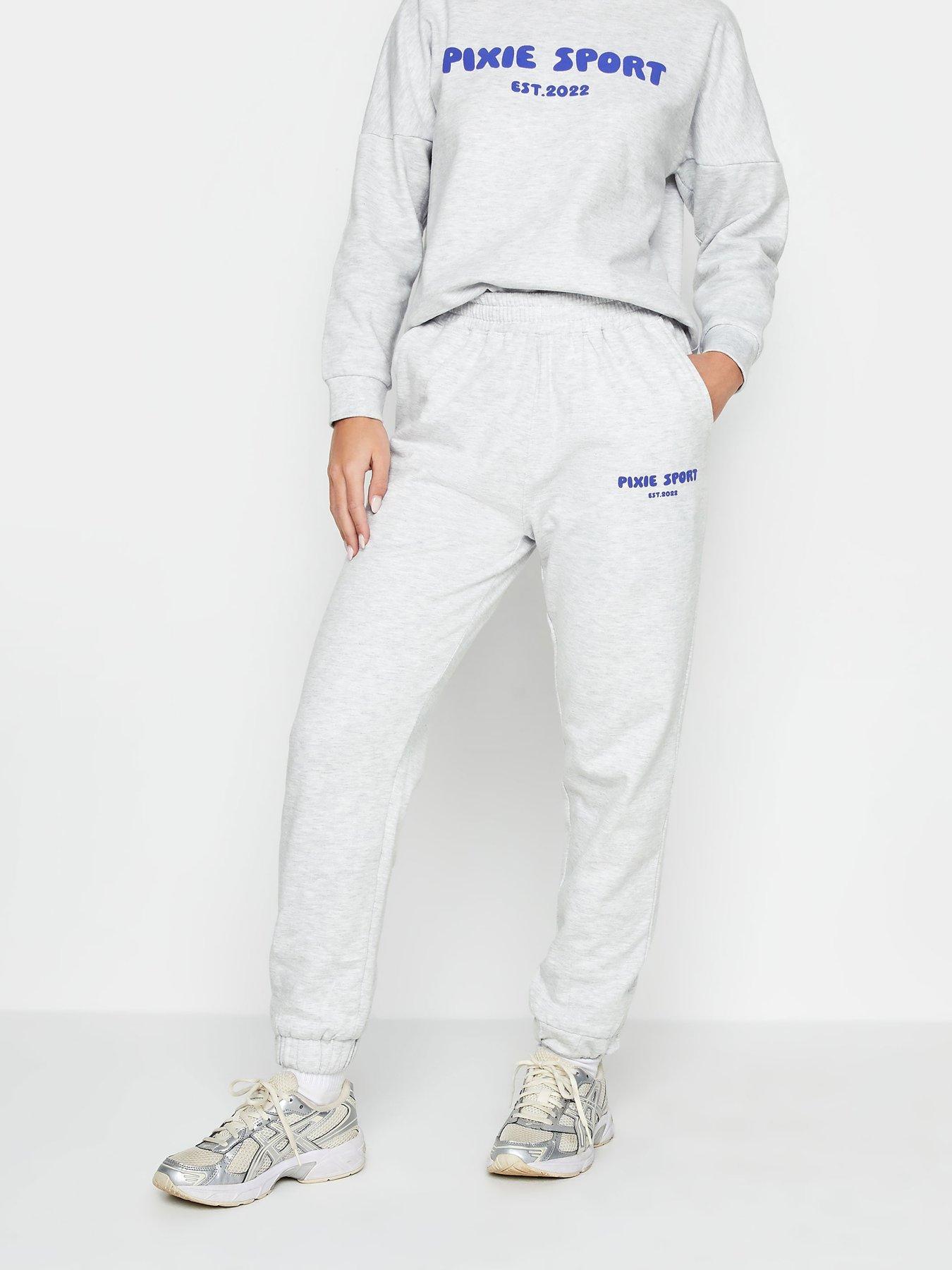 pixiegirl-petite-grey-marl-pixie-sport-joggers