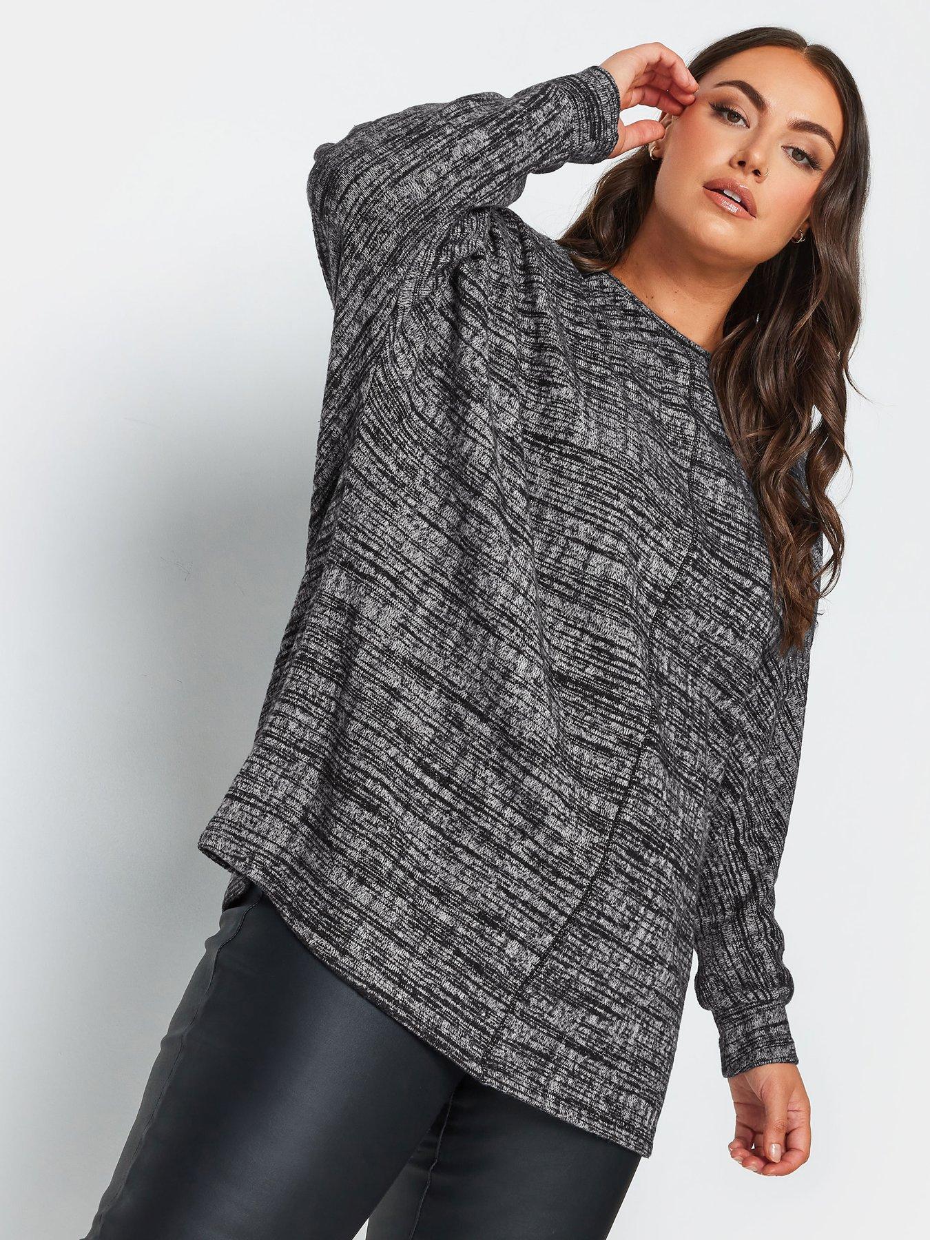 yours-yours-soft-touch-marl-front-seam-ls-top