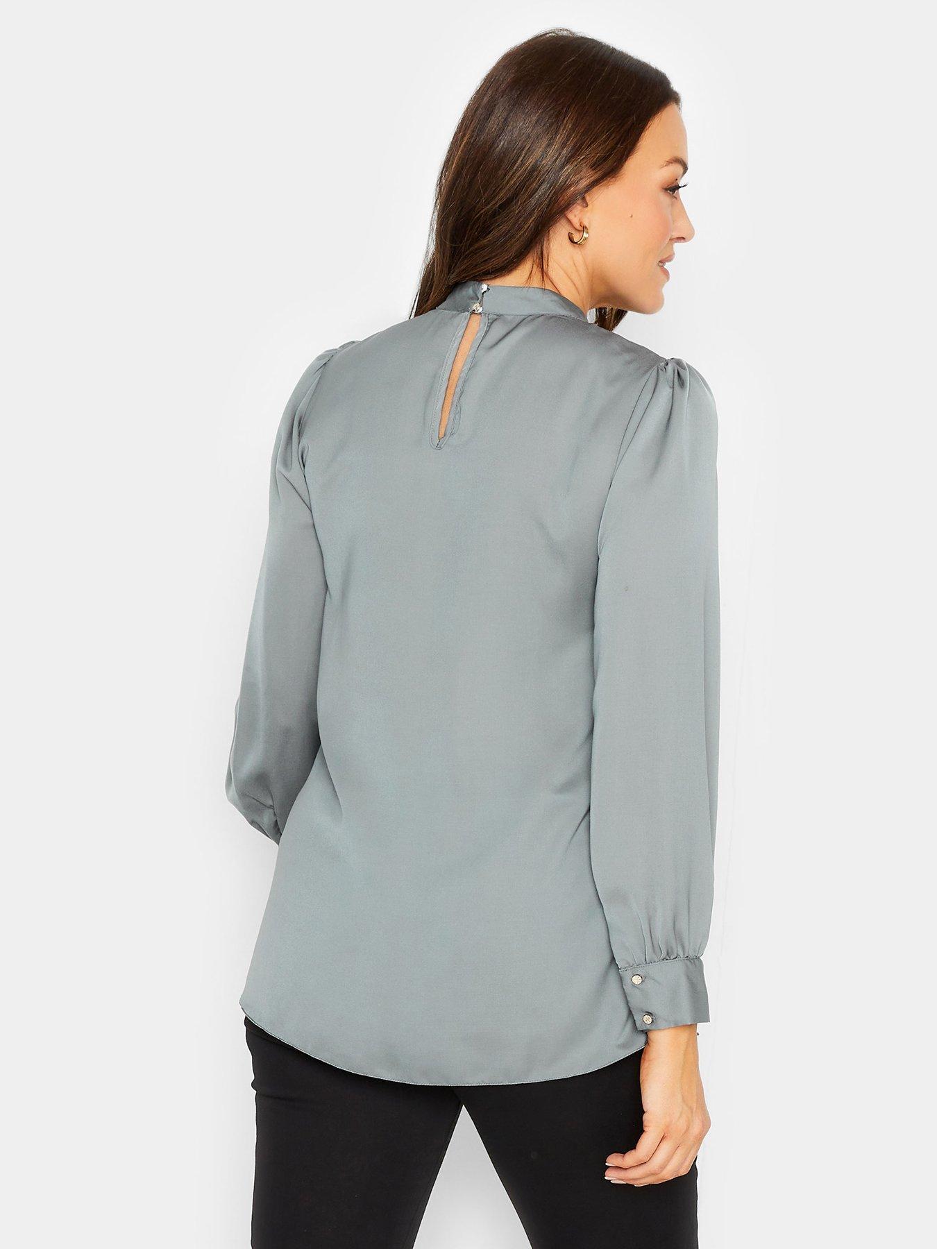 mco-satin-high-neck-blouse-greystillFront