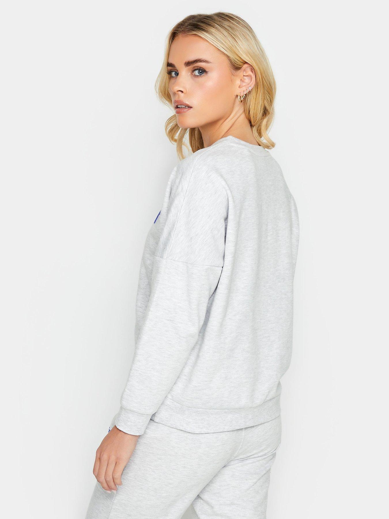 pixiegirl-petite-grey-marl-pixie-sport-sweaterstillFront