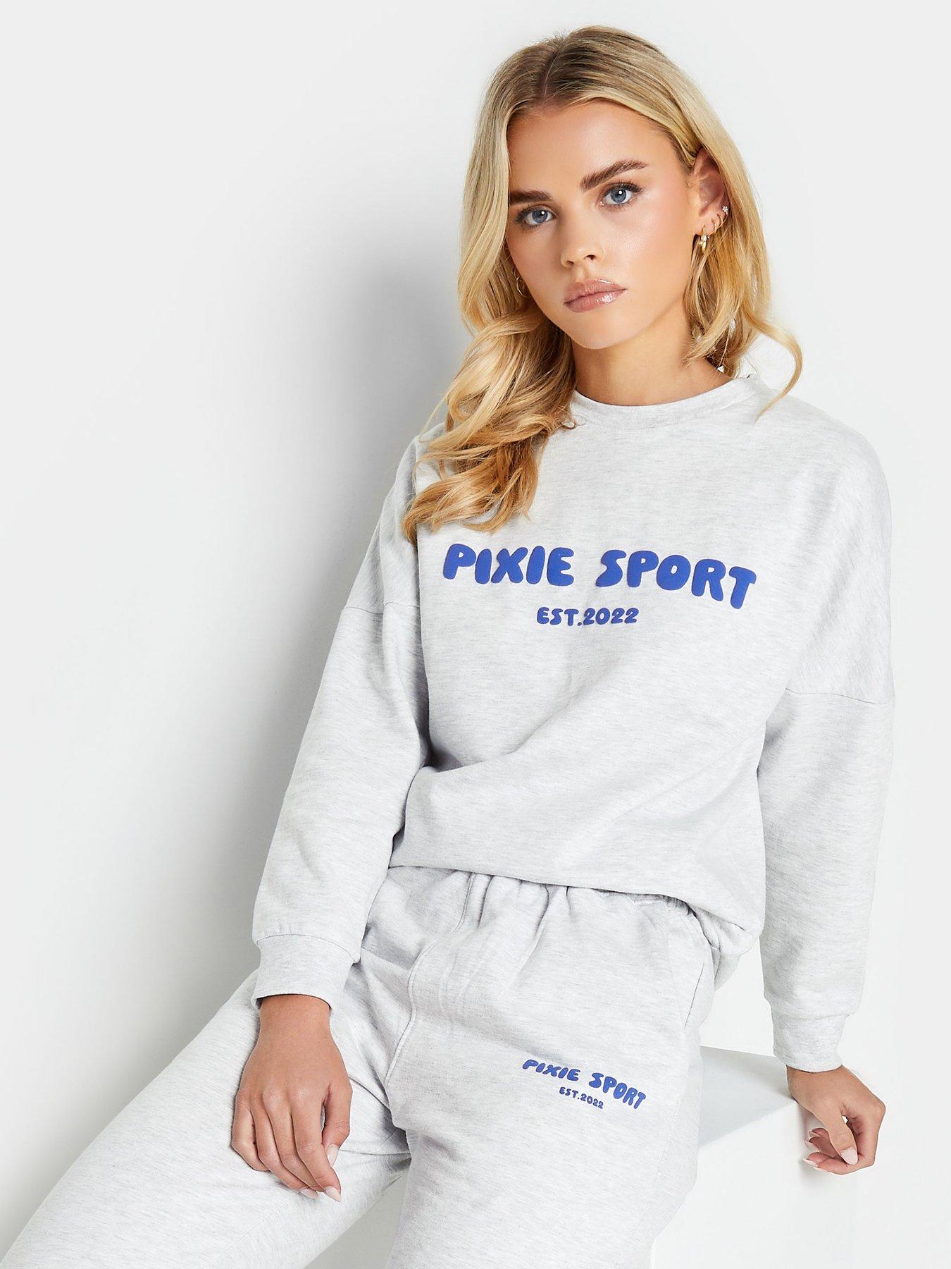 pixiegirl-petite-grey-marl-pixie-sport-sweateroutfit