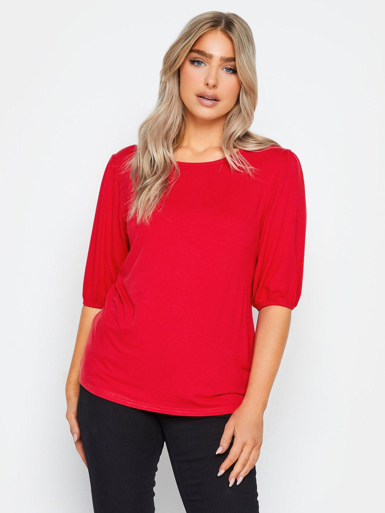 mco-red-plain-t-shirt