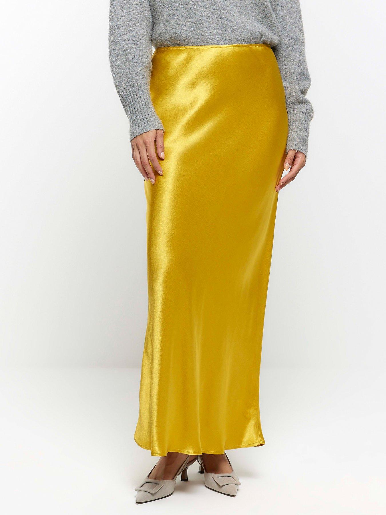 Long yellow 2024 skirt for sale