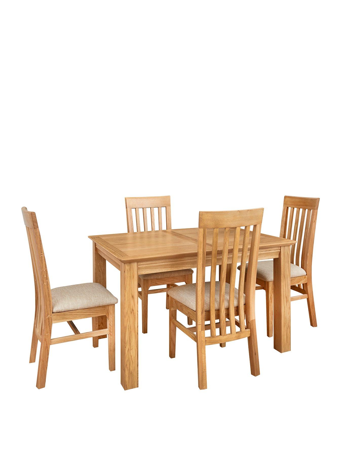 Image 2 of 6 of Very Home New Constance Dining Set - Extending Table And 4 Chairs