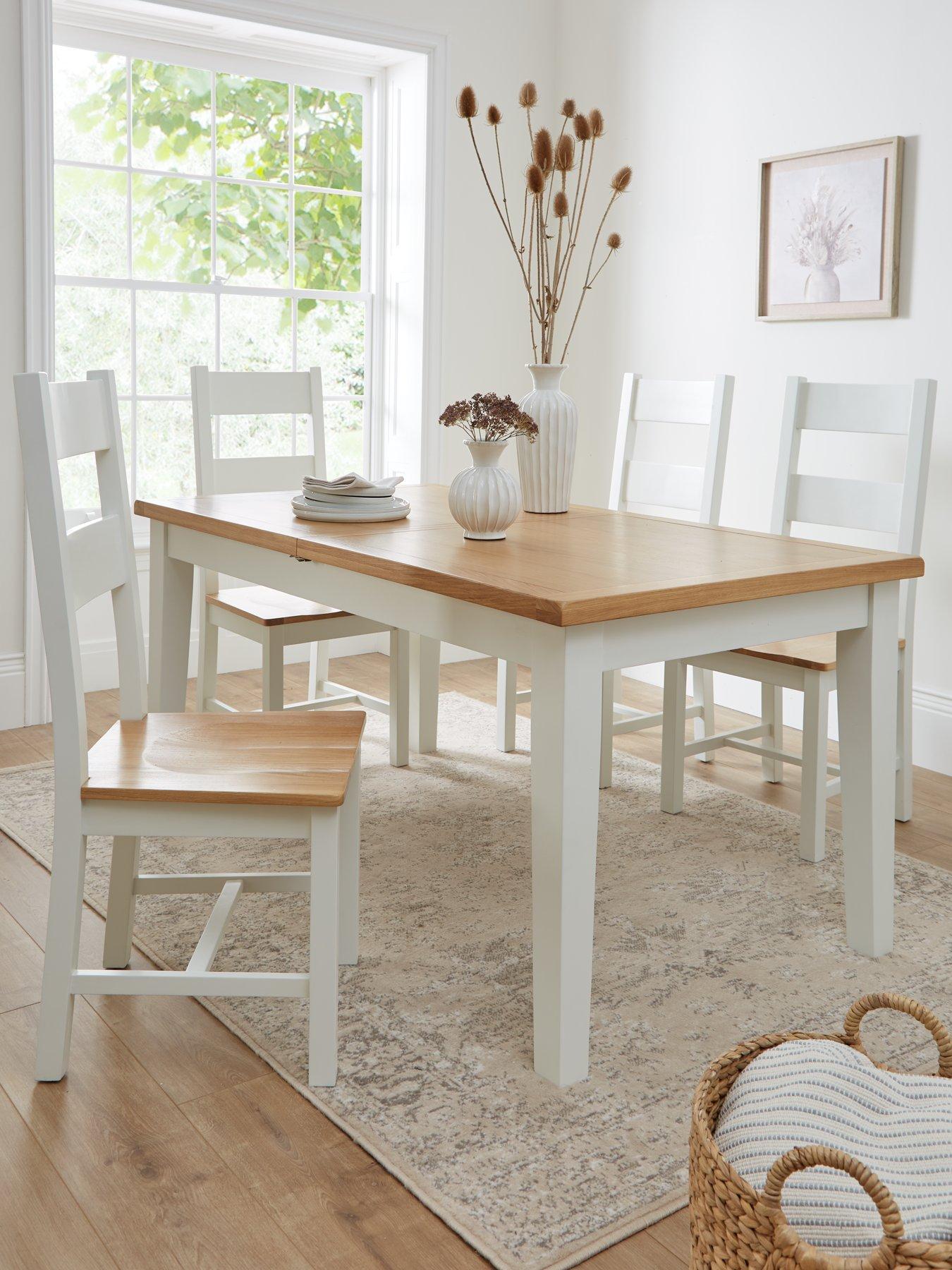 very-home-hamilton-160-210-cm-extending-table-4-chairs-contains-solid-wood