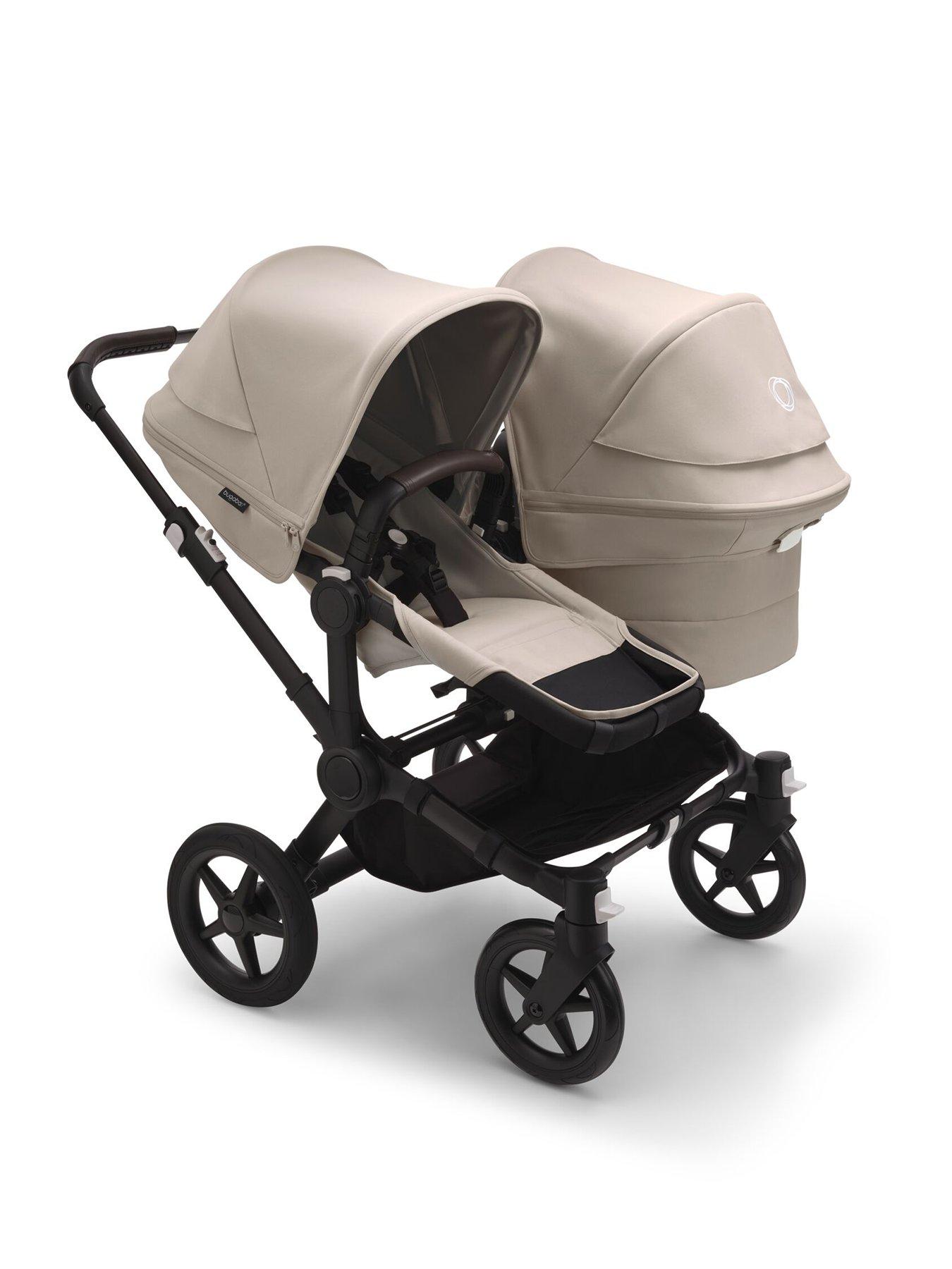 Bugaboo Donkey 5 Duo Complete Pushchair - Black/Desert Taupe