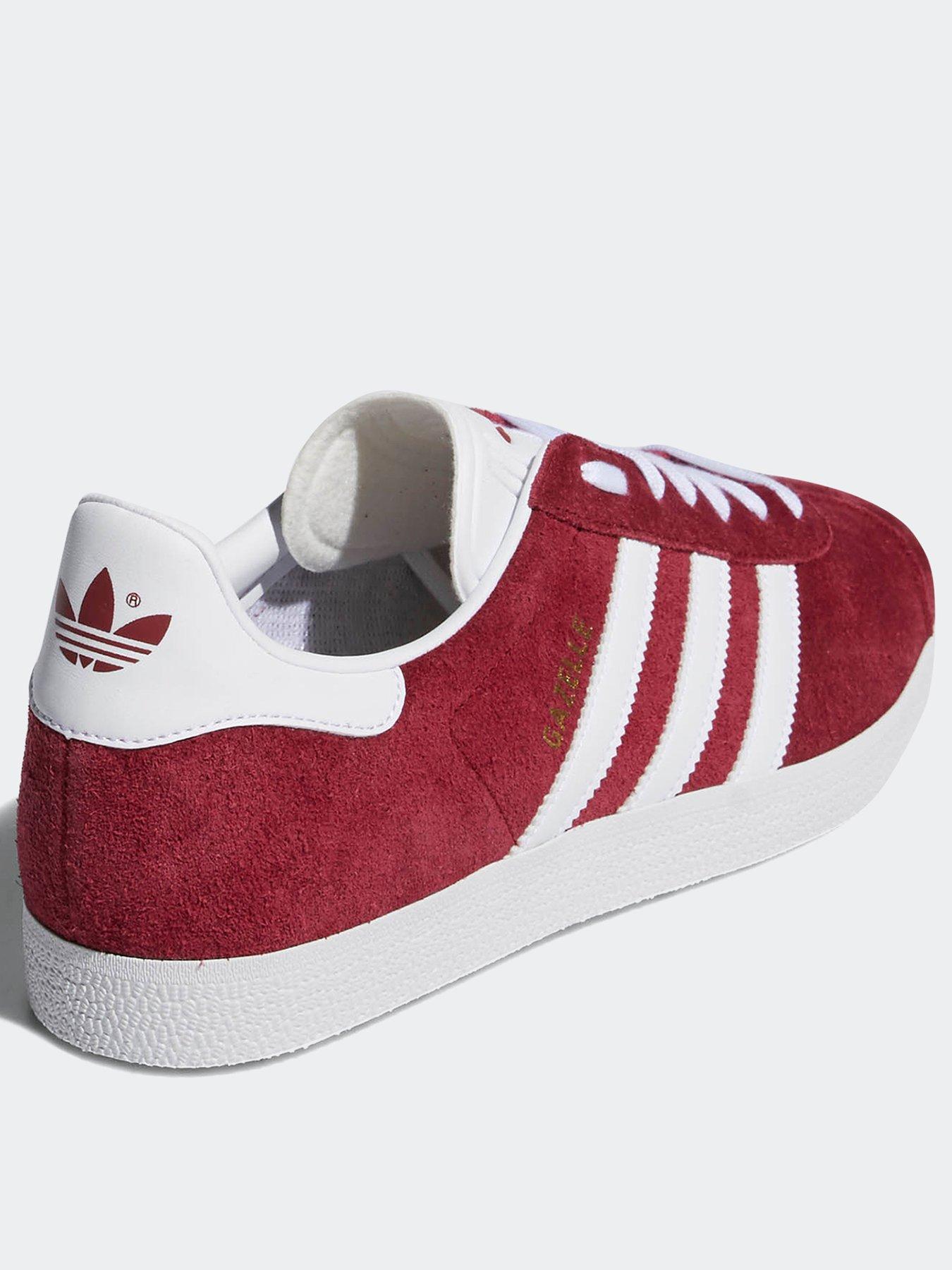 adidas-originals-mens-gazelle-trainers-dark-redback