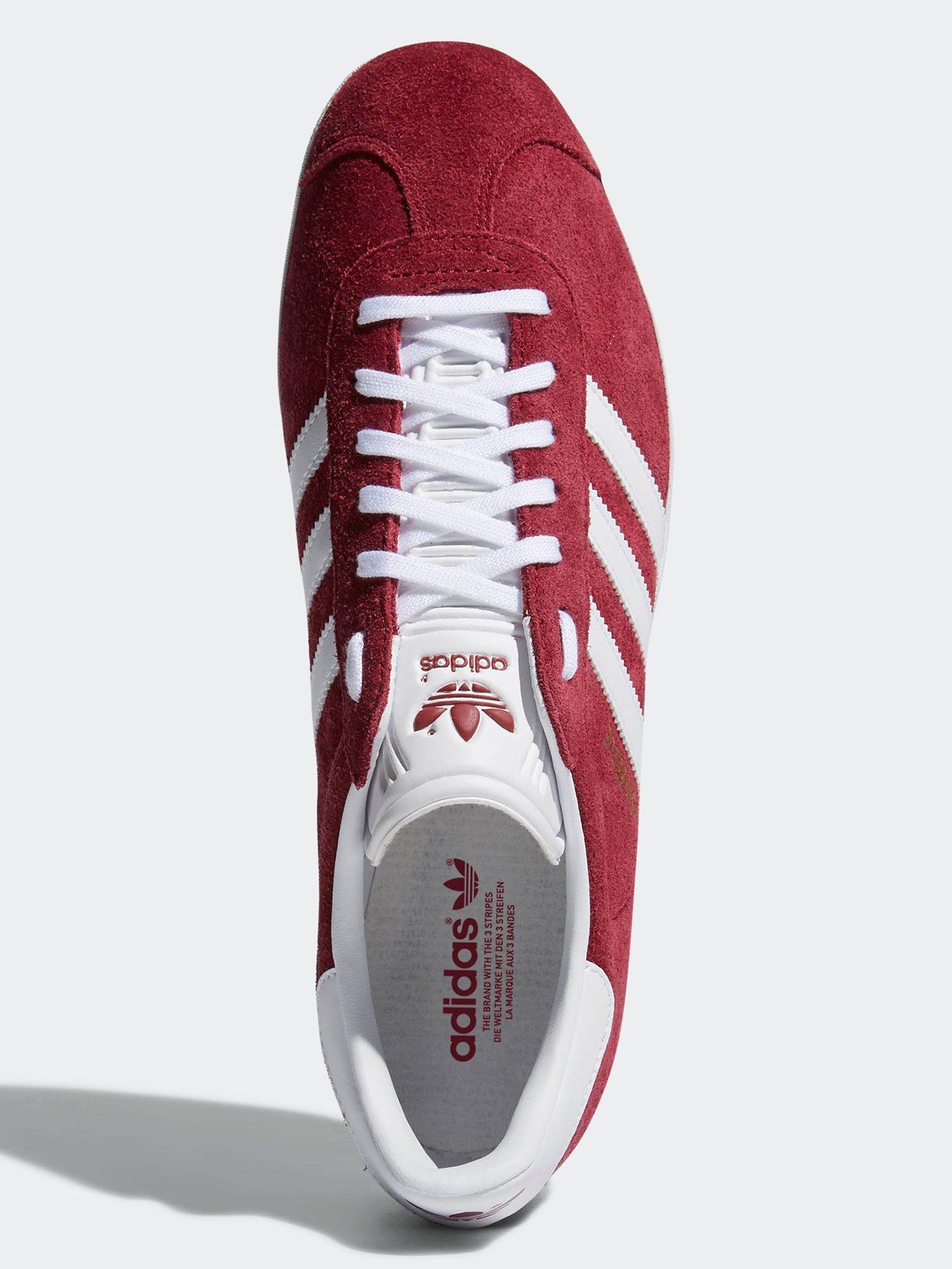 adidas Originals Mens Gazelle Trainers - Dark Red | Very Ireland