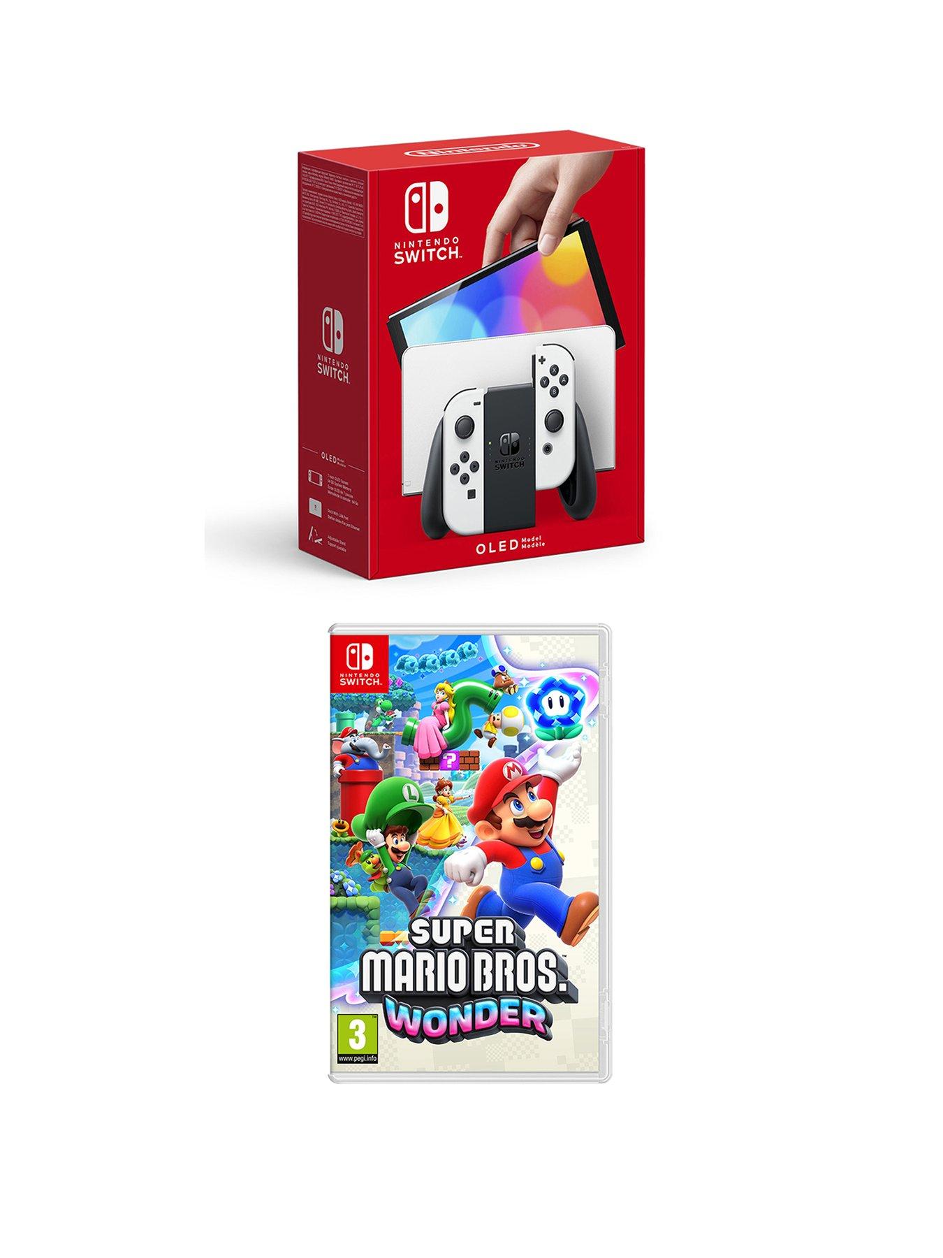 undefined Nintendo Switch OLED White Console  &  Super Mario Bros. Wonder