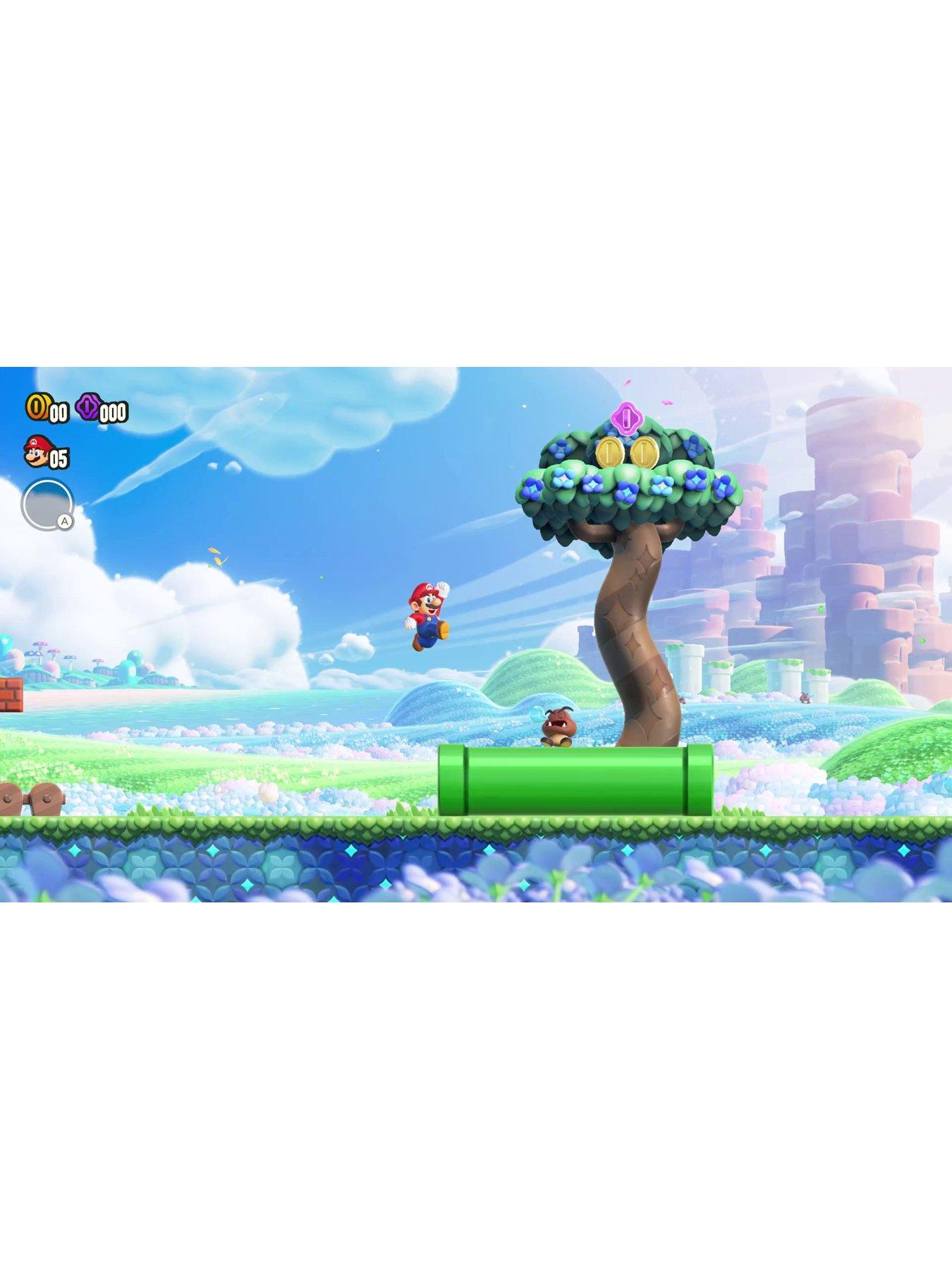 Image 2 of 4 of Nintendo Switch OLED Nintendo Switch OLED White Console &amp; Super Mario Bros. Wonder