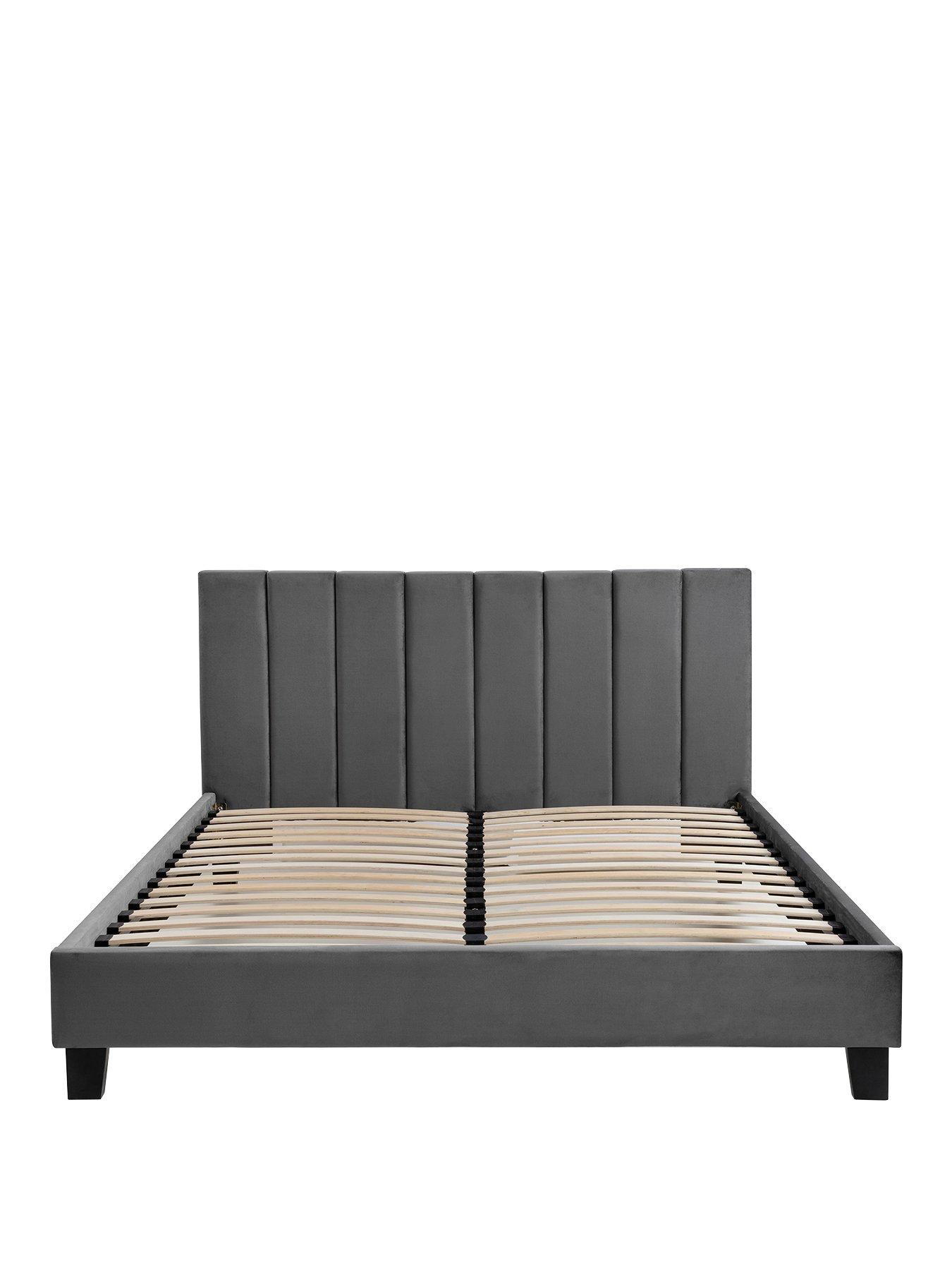 julian-bowen-rosa-velvet-bed-framestillFront