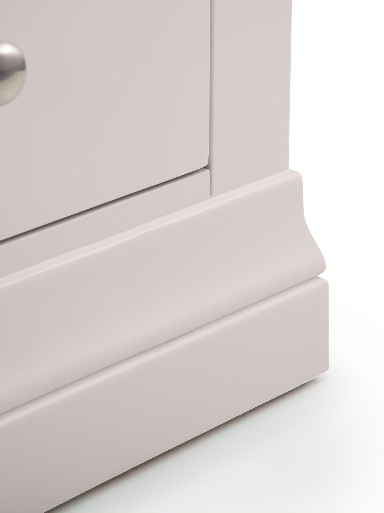 Image 4 of 7 of Julian Bowen Clermont 4+3 Drawer Chester Light Grey