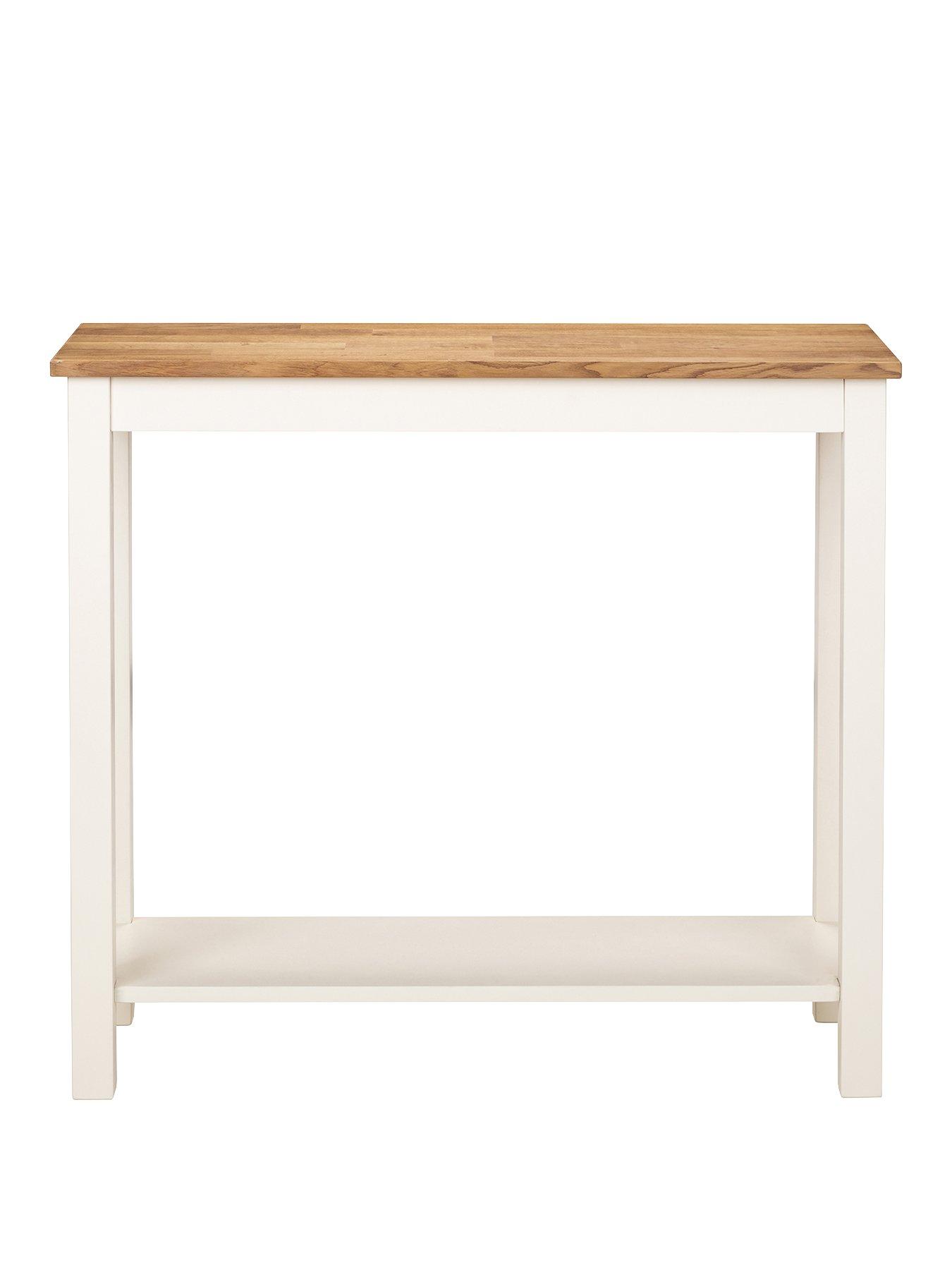 julian-bowen-coxmoor-solid-oak-console-table-oakivorystillFront