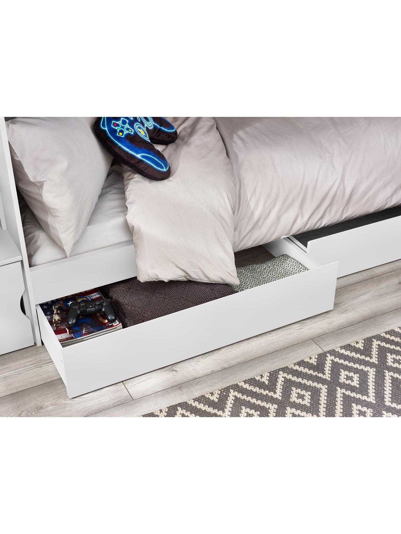 Image 6 of 6 of Julian Bowen Camelot Staircase Bunk Bed - White
