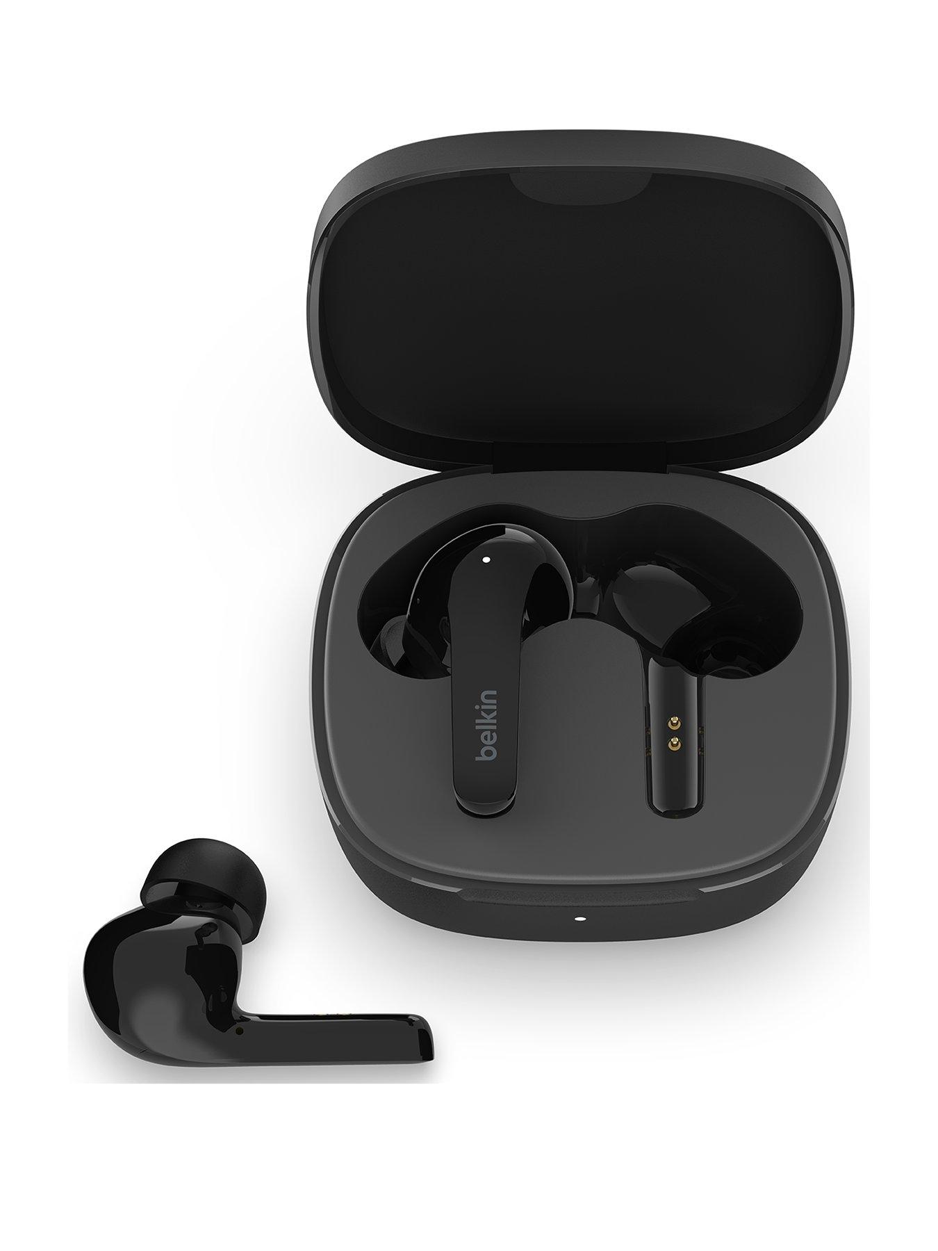 Image 1 of 4 of Belkin SOUNDFORM ANC Flow True Wireless Earbuds, Black